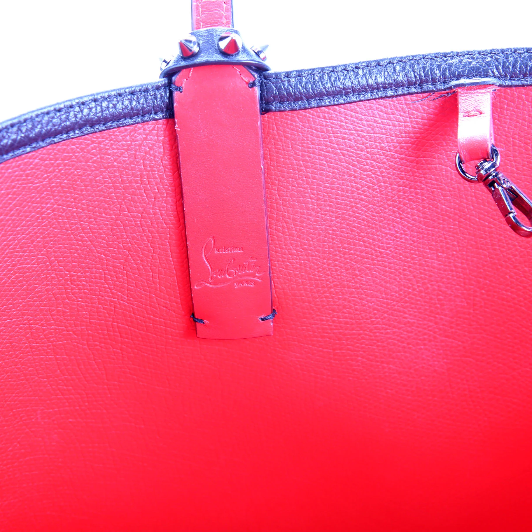 Cabata Small Tote with Pouch Embossed Leather - Image 15