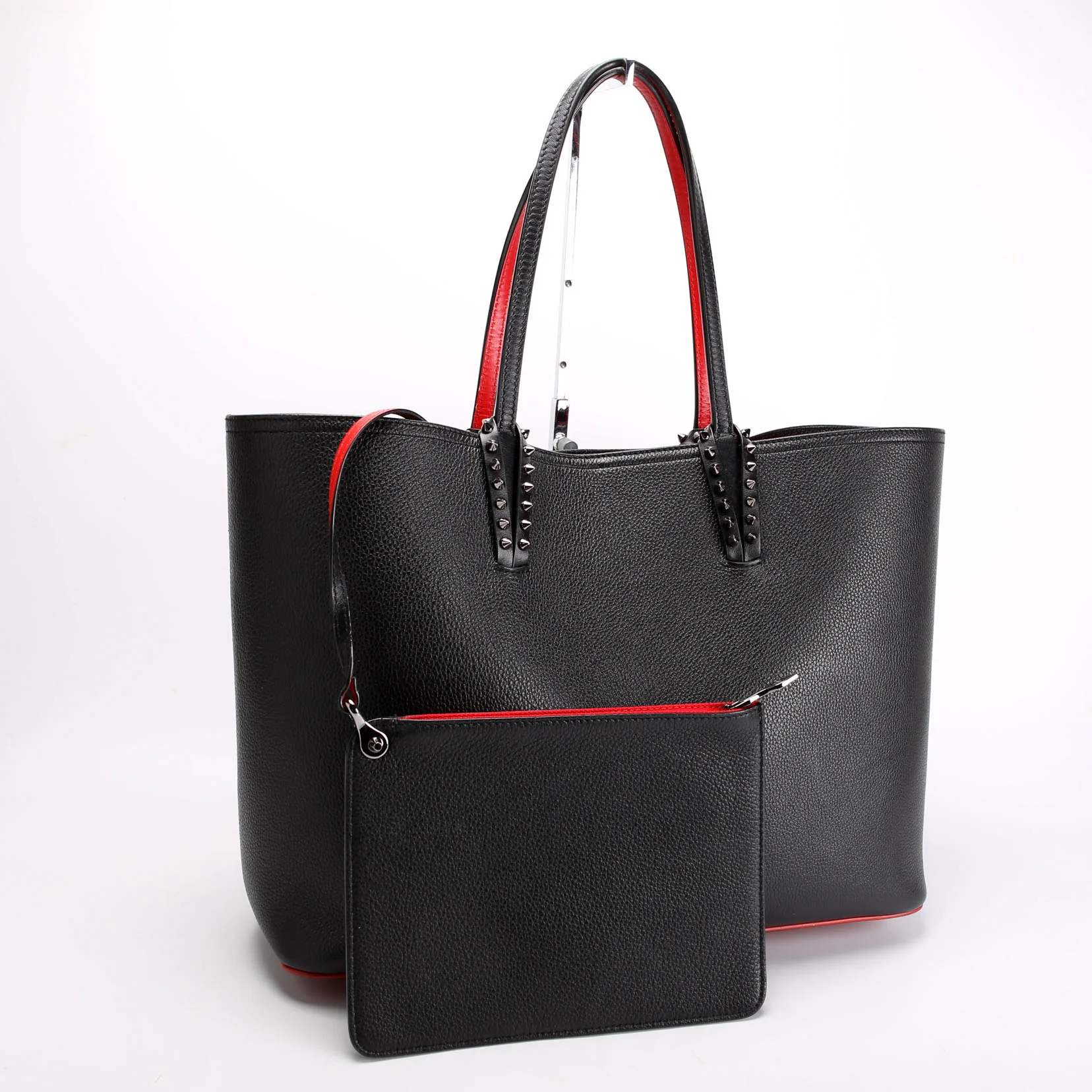 Cabata Small Tote with Pouch Embossed Leather - Image 2