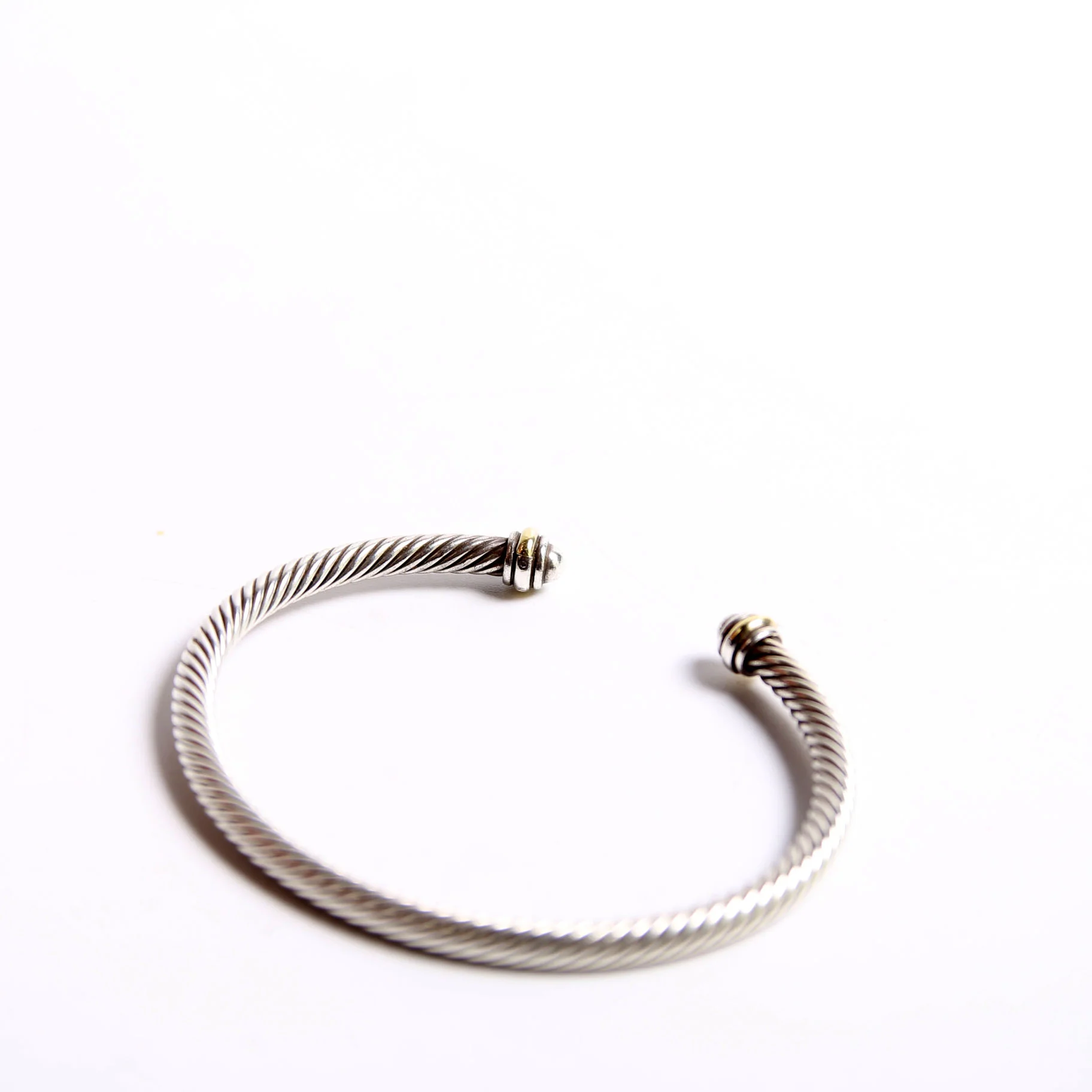Cable 3MM Bracelet 925/585 - Image 5