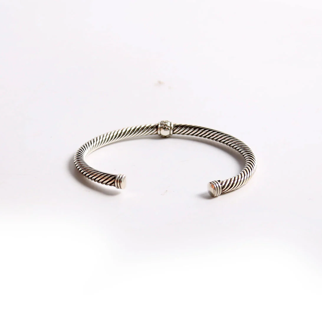 Cable 4MM Center Station Pave/925 - Image 3
