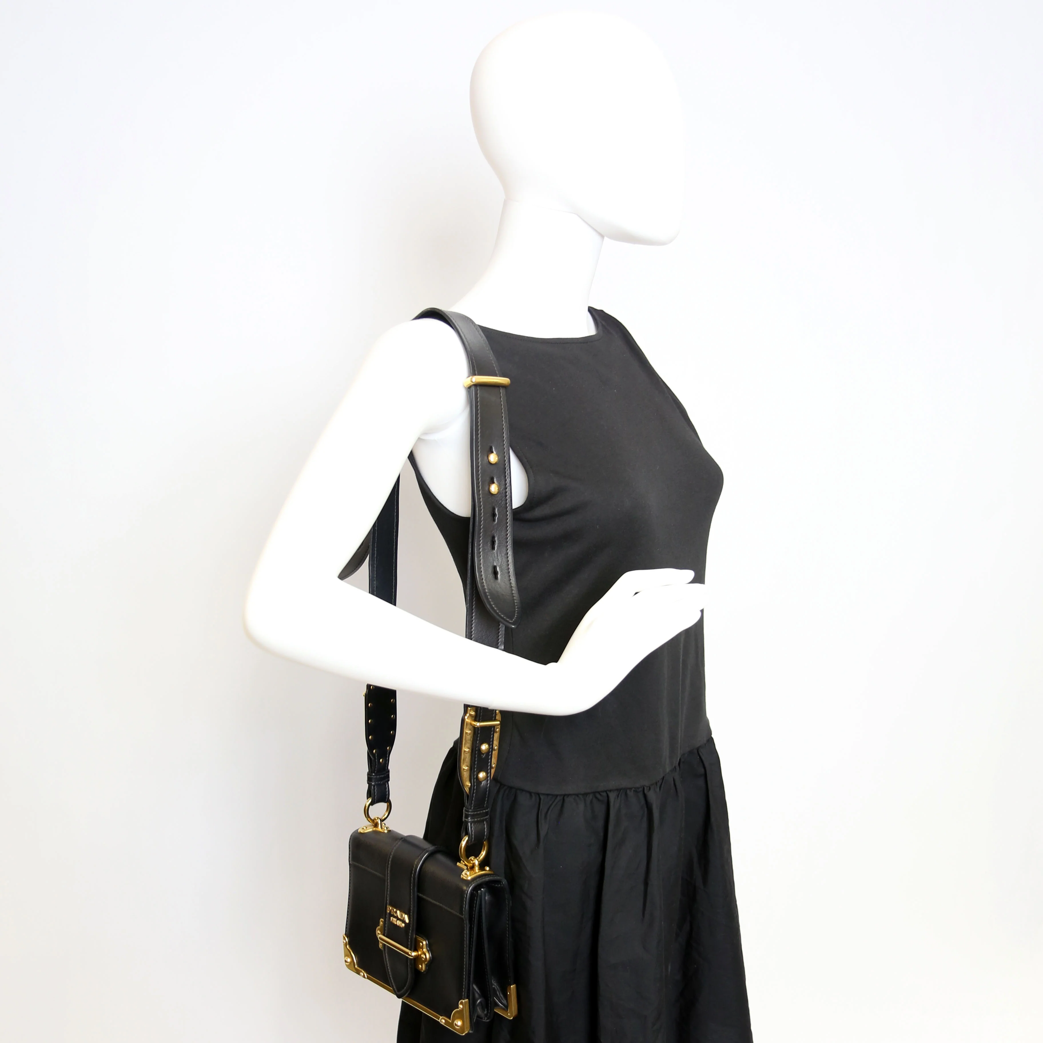 Cahier Bag Small Calfskin Black - Image 21