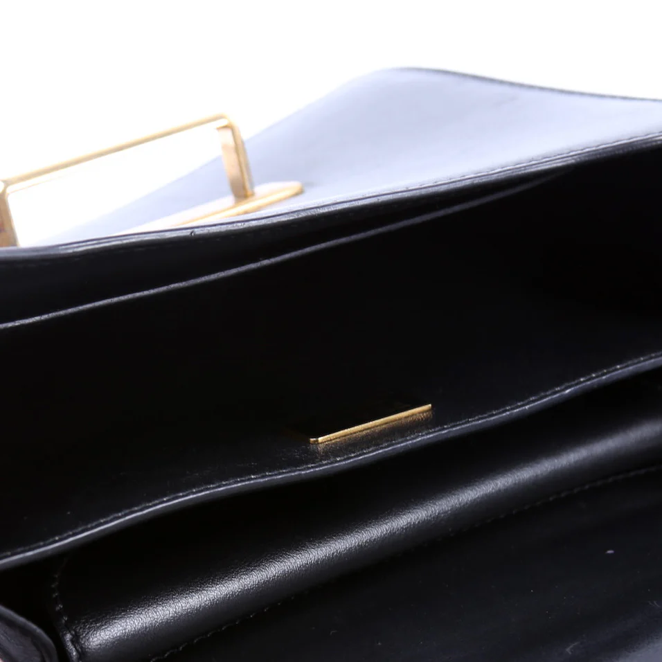 Cahier Bag Small Crocodile/Calfskin Black - Image 11