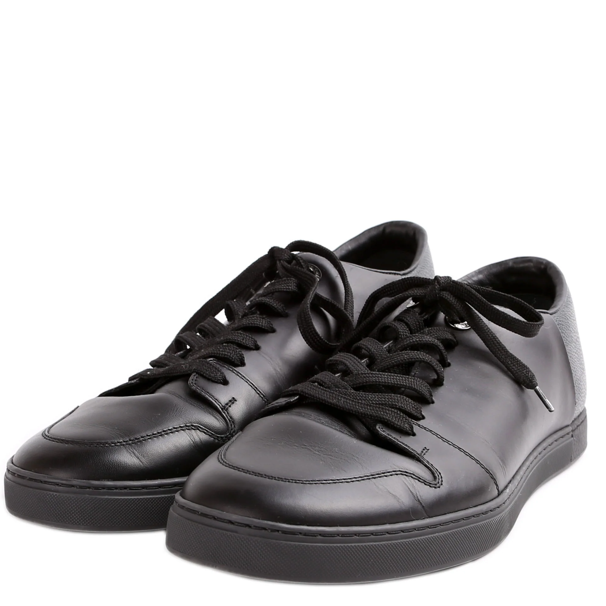 Calfskin Damier Graphite Sneakers Mens Size 7 (Womens 39)