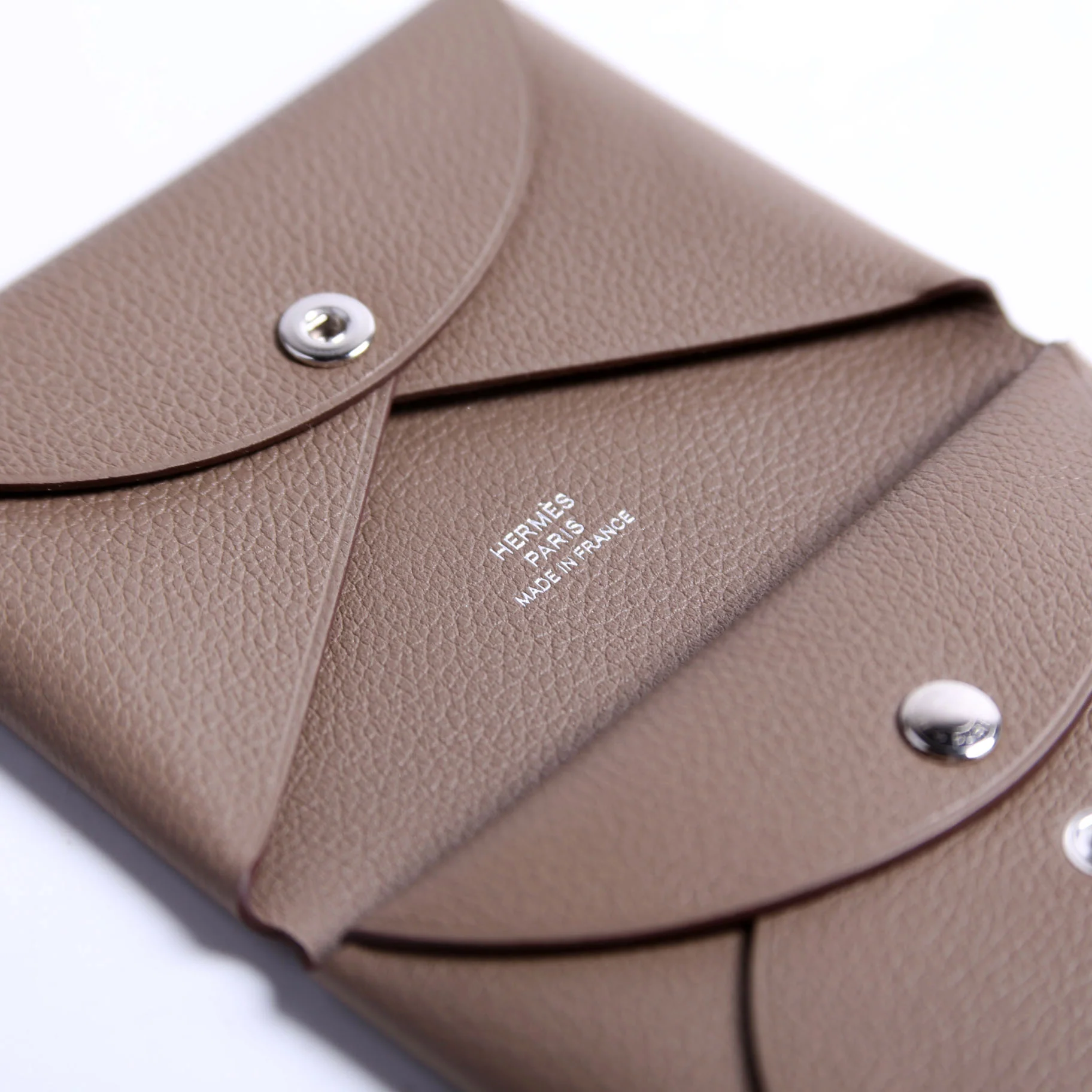 Calvi Duo Card Case Brown Taupe - Image 4