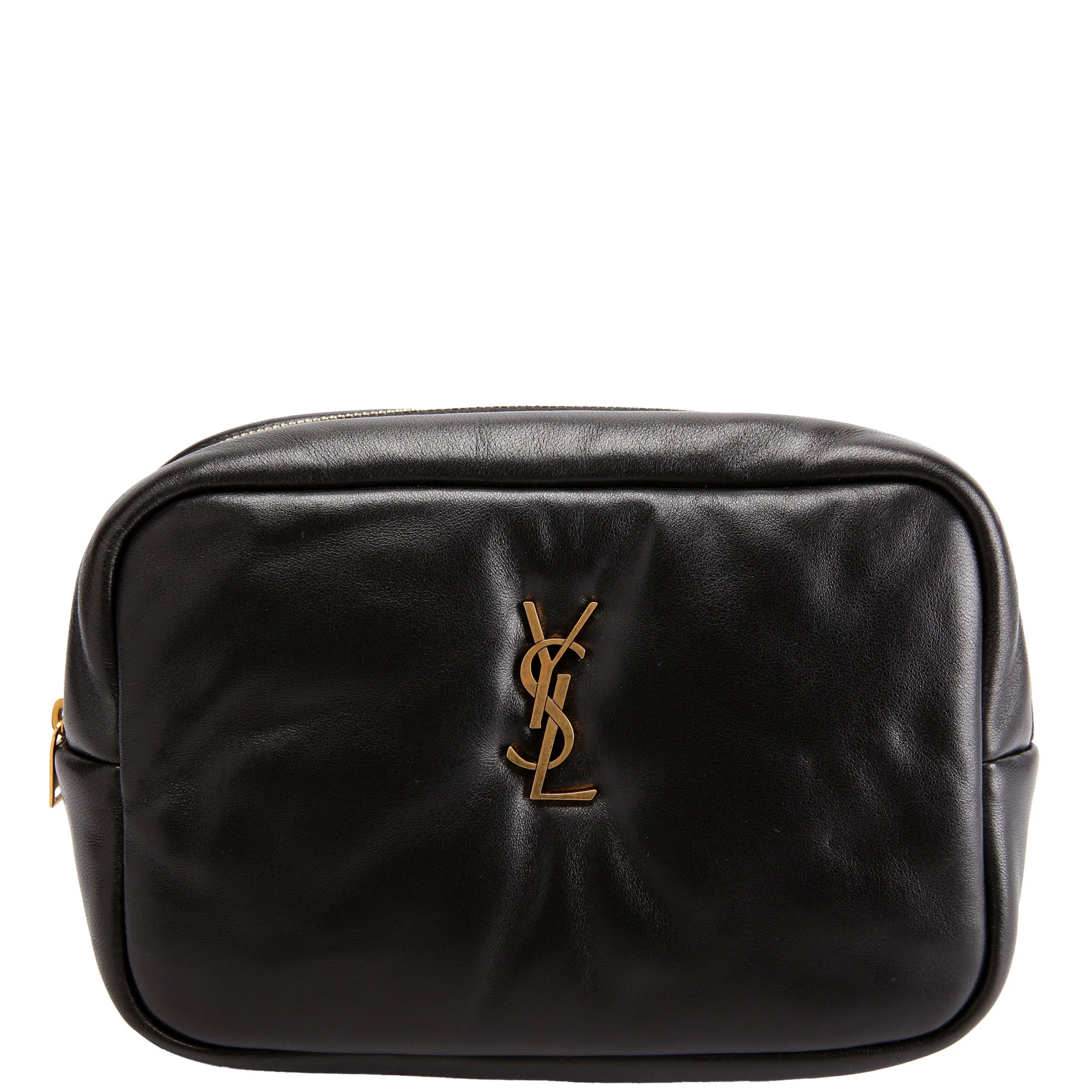Calypso Cosmetic Pouch Lambskin 767101 Black