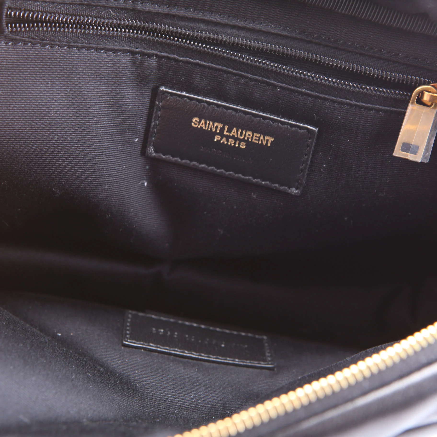 Calypso Cosmetic Pouch Lambskin 767101 Black - Image 7