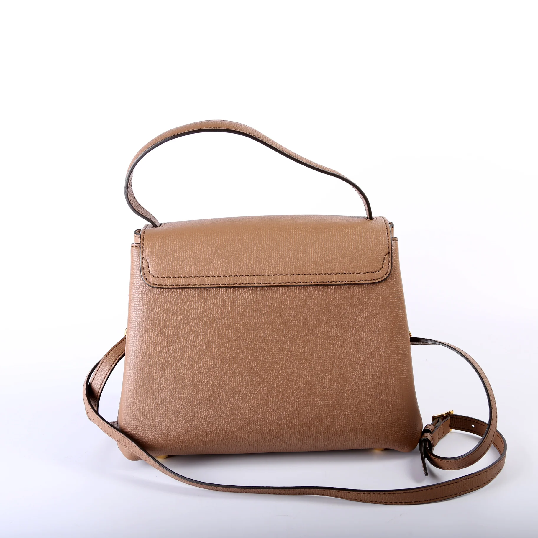 Camberley House Check/Leather Top Handle - Image 3