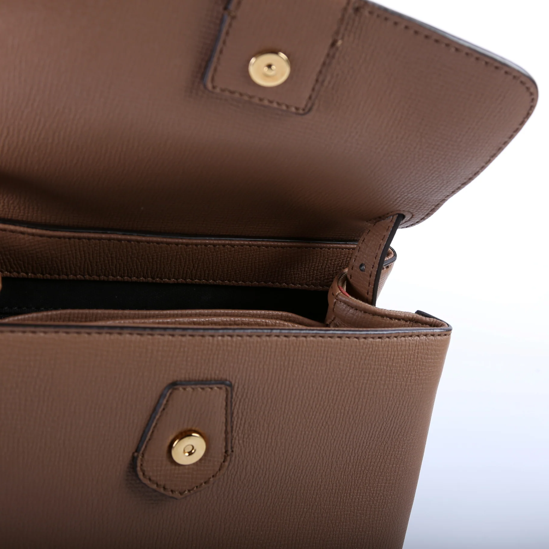 Camberley House Check/Leather Top Handle - Image 9