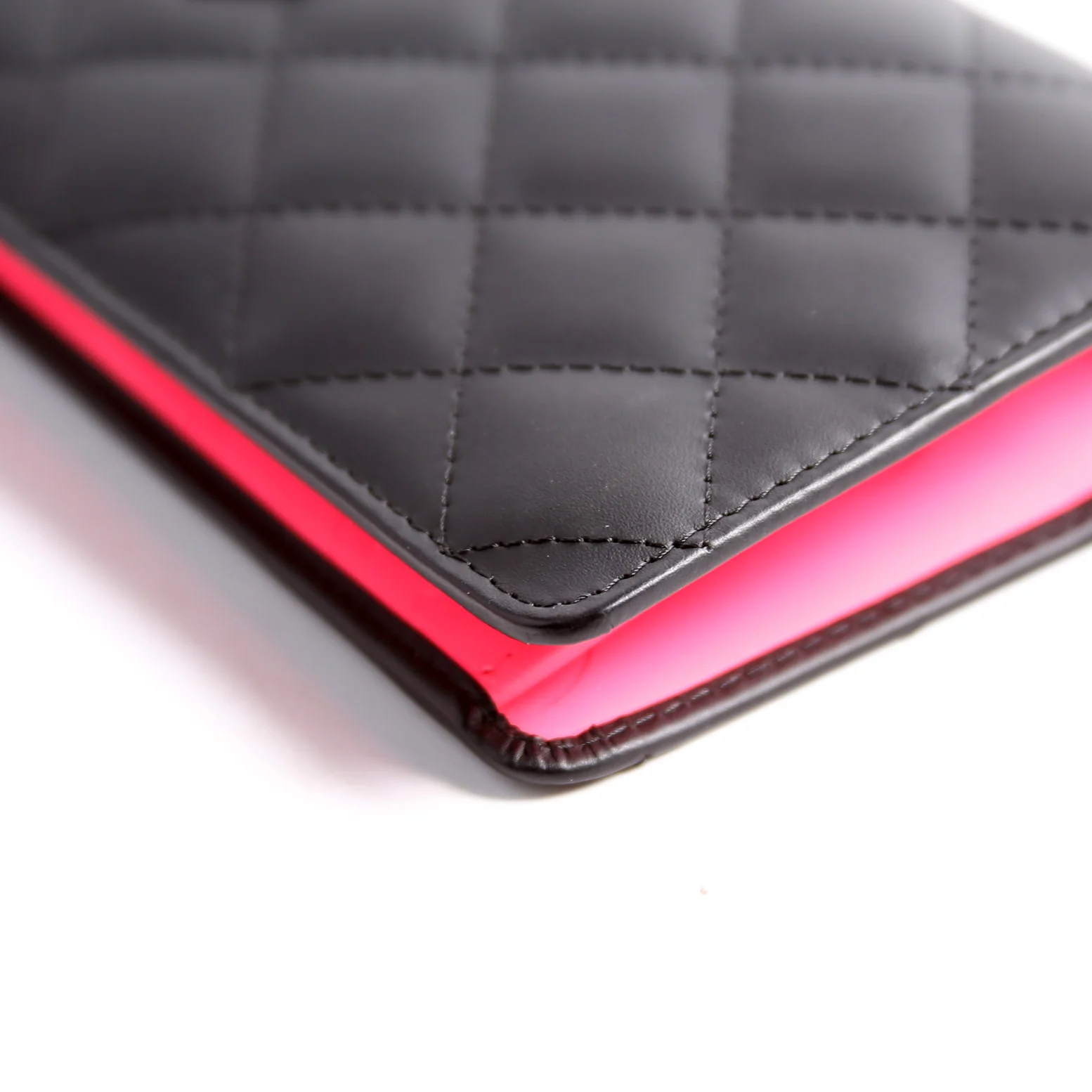 Cambon Ligne Long Wallet Black/Pink - Image 6