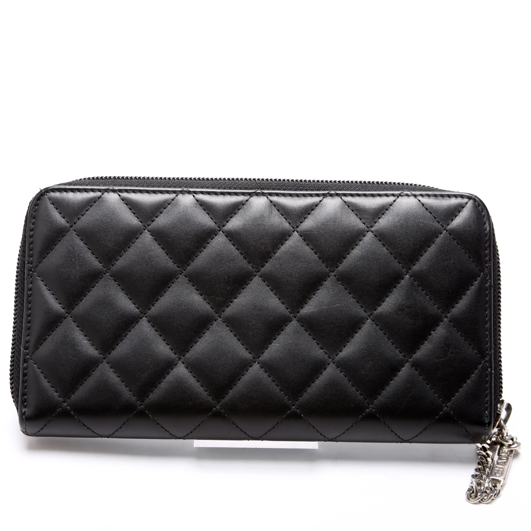 Cambon Ligne Zip Around Long Wallet Black - Image 3