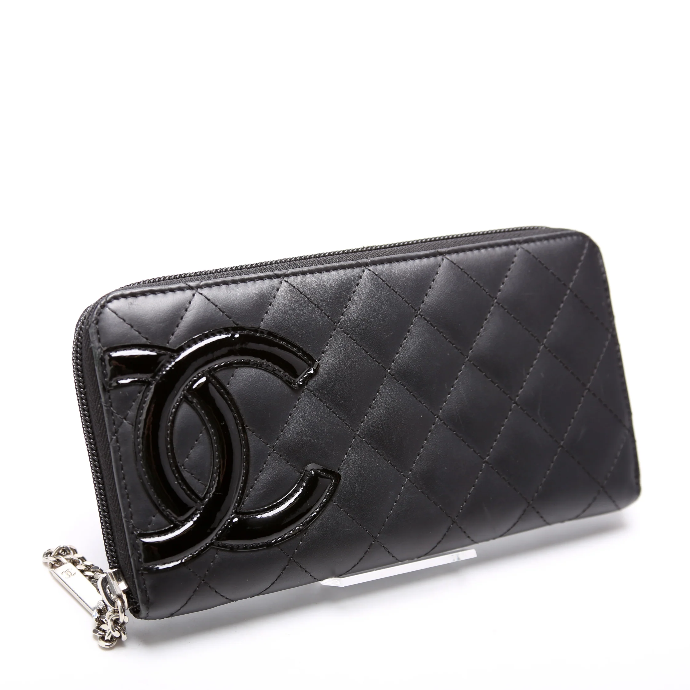 Cambon Ligne Zip Around Long Wallet Black - Image 2