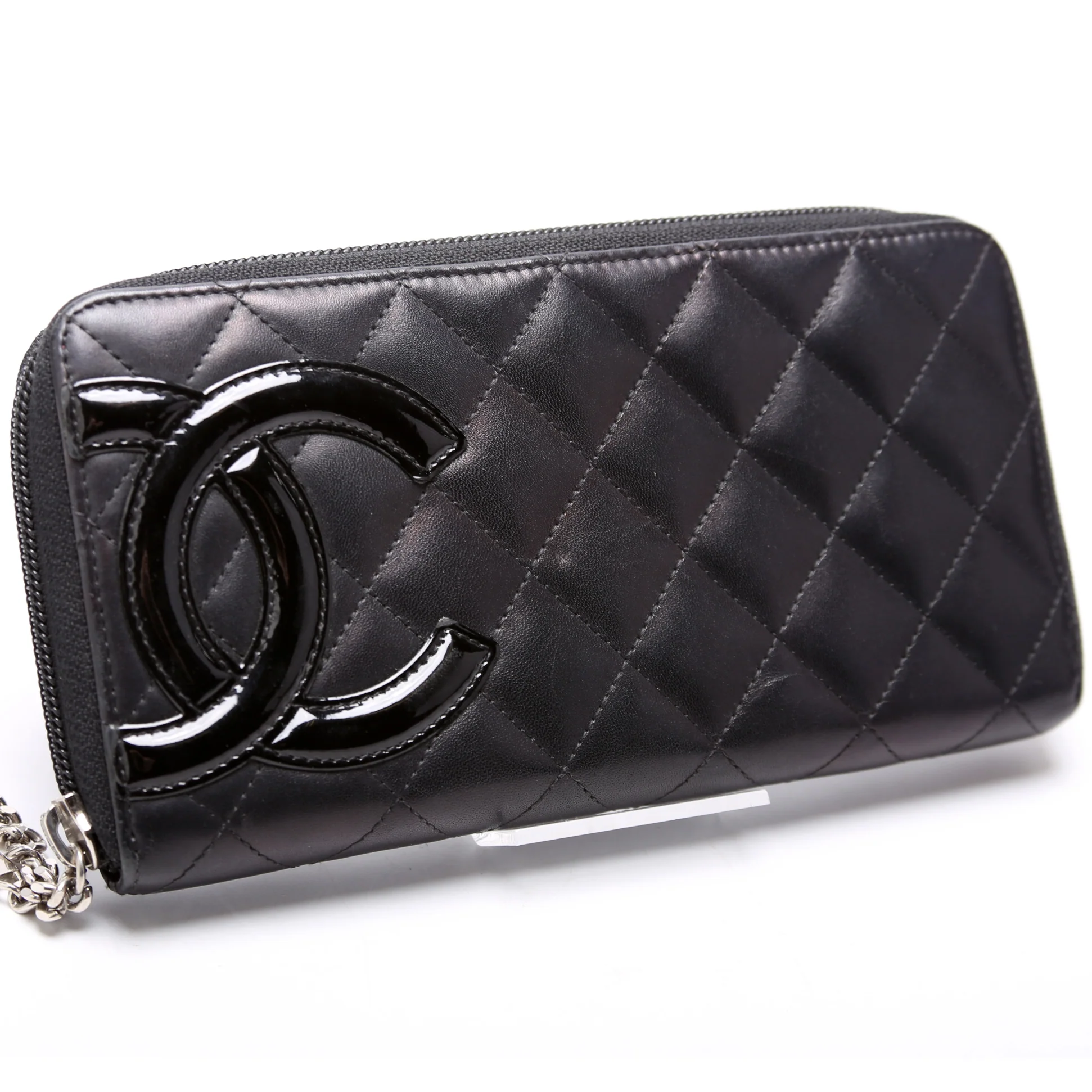 Cambon Ligne Zip Around Long Wallet Black - Image 2