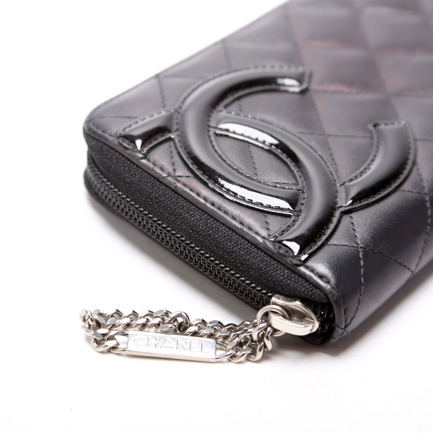 Cambon Ligne Zip Around Long Wallet Black - Image 5