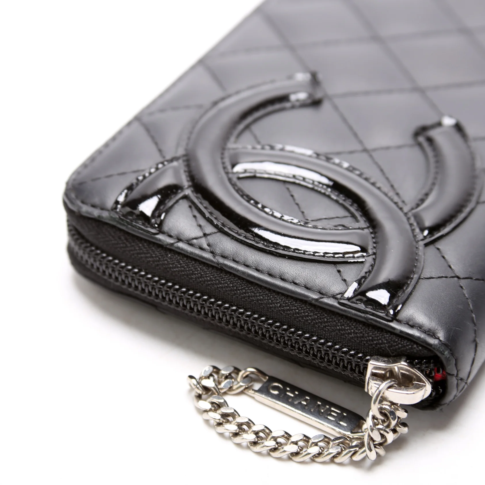 Cambon Ligne Zip Around Long Wallet Black - Image 5