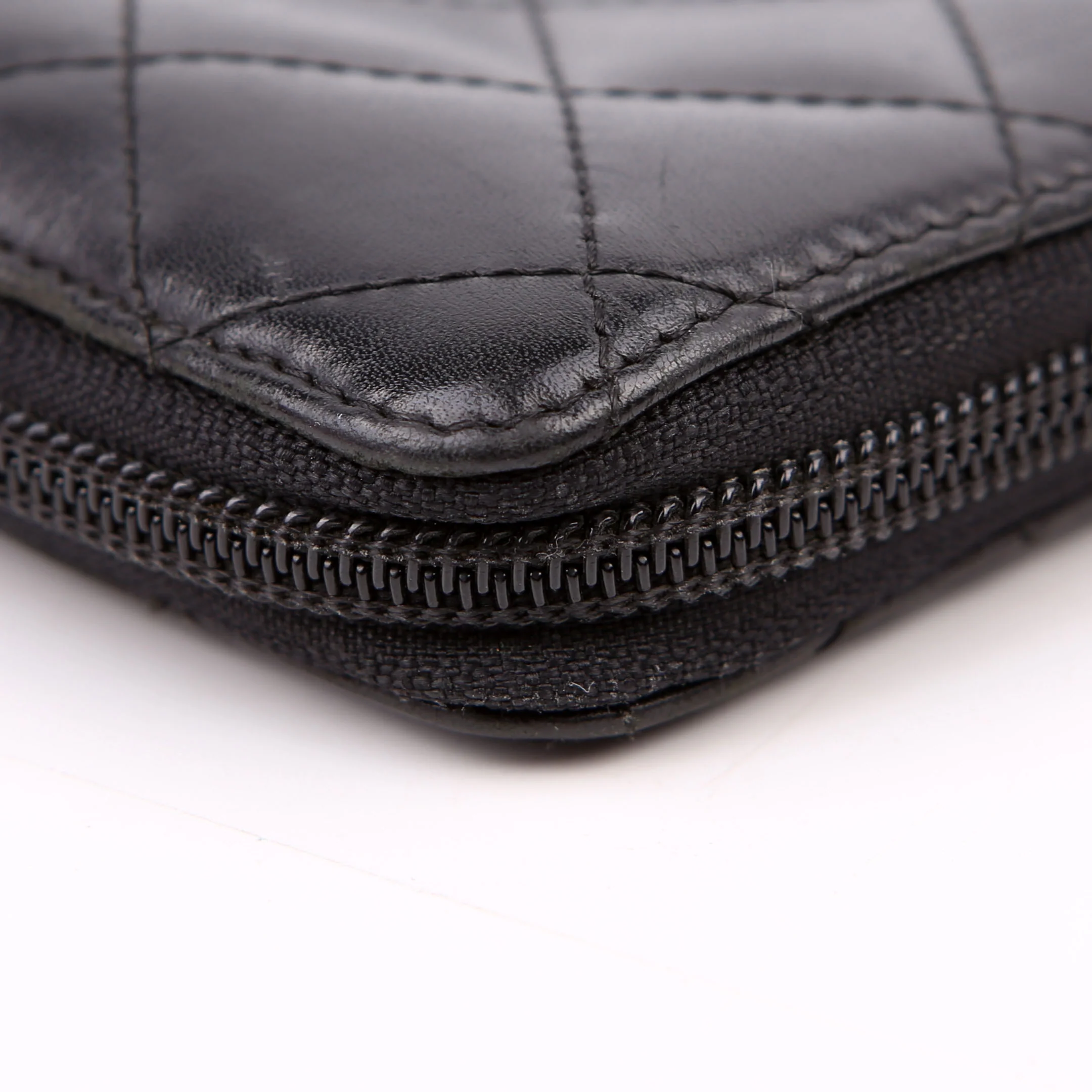 Cambon Ligne Zip Around Organizer Wallet Black - Image 6