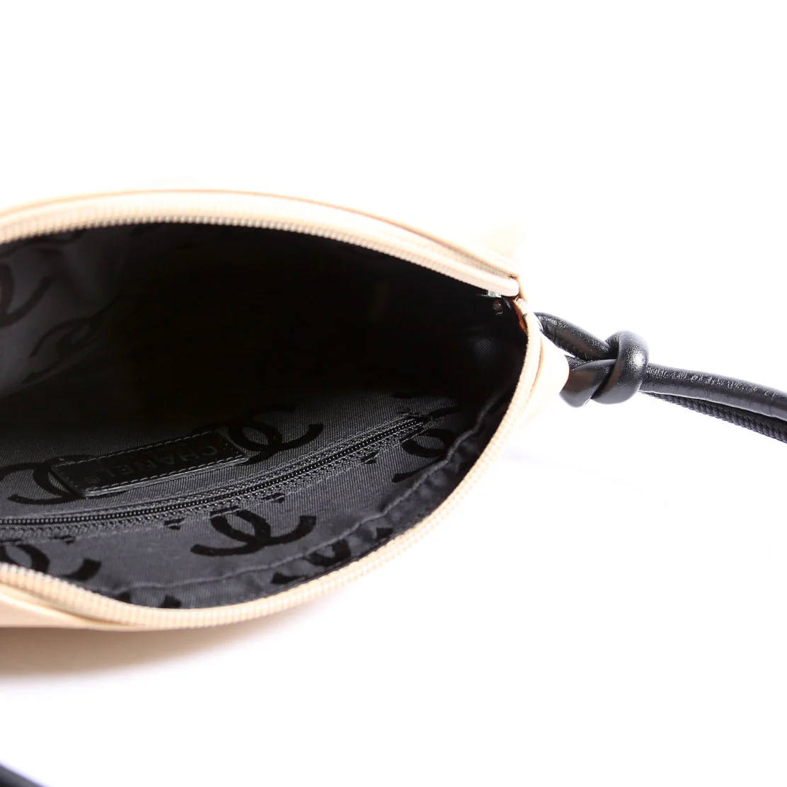 Cambon Linge Pochette Tan/Black - Image 12