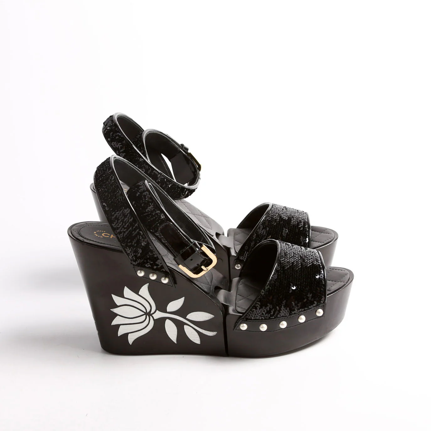 Camella Flower Hindged Wedges Size 37.5 - Image 3