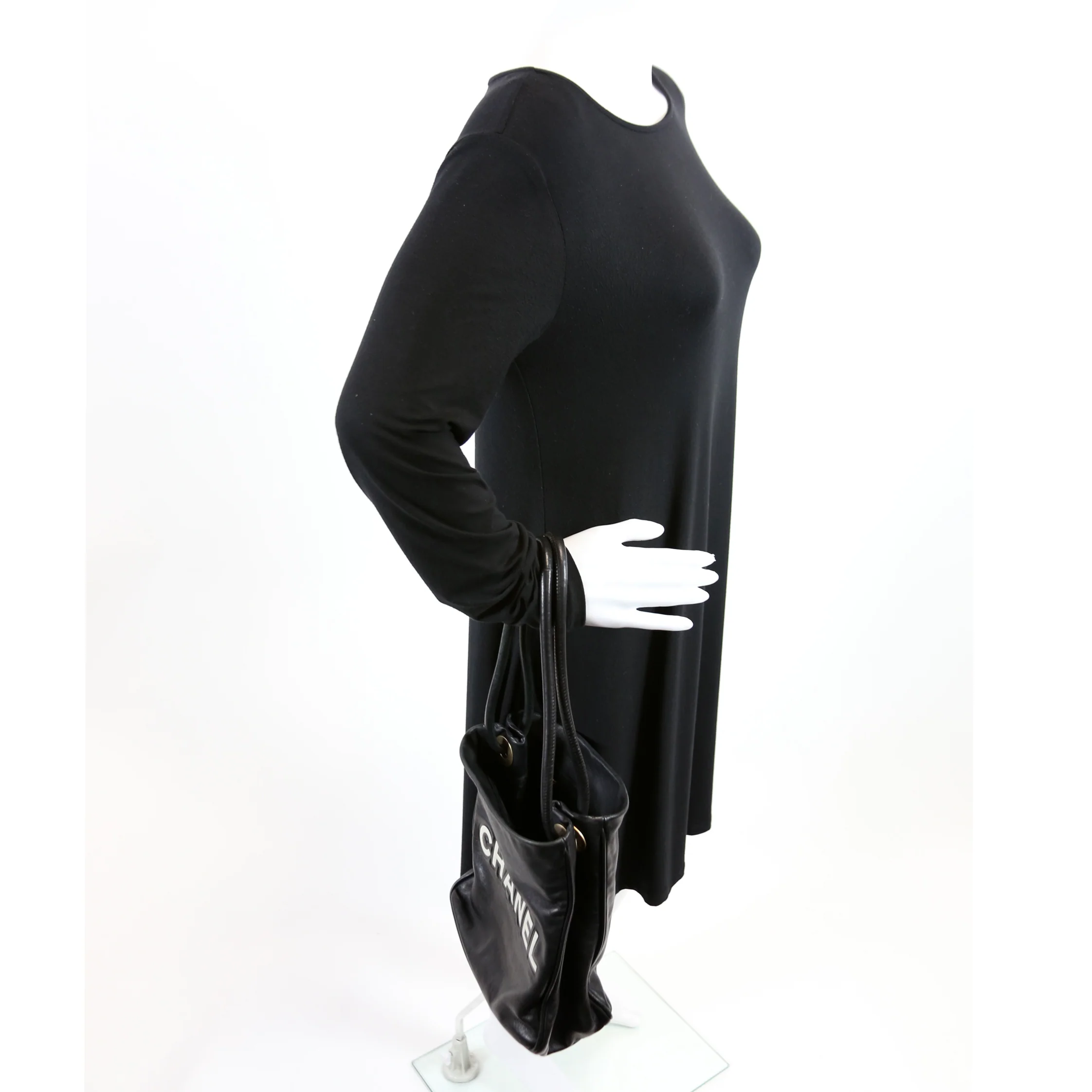 Camellia Lambskin Tote - Image 10