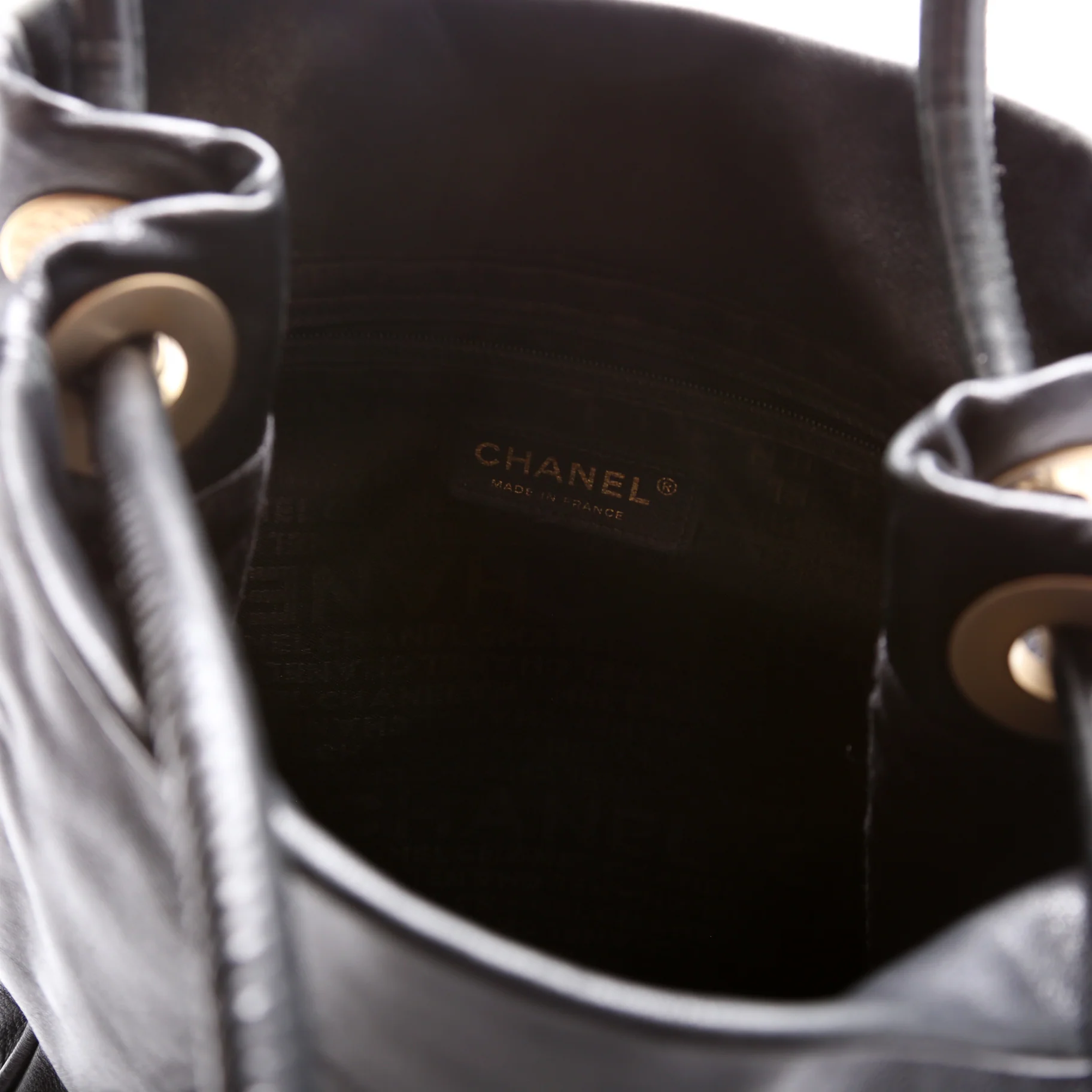 Camellia Lambskin Tote - Image 8