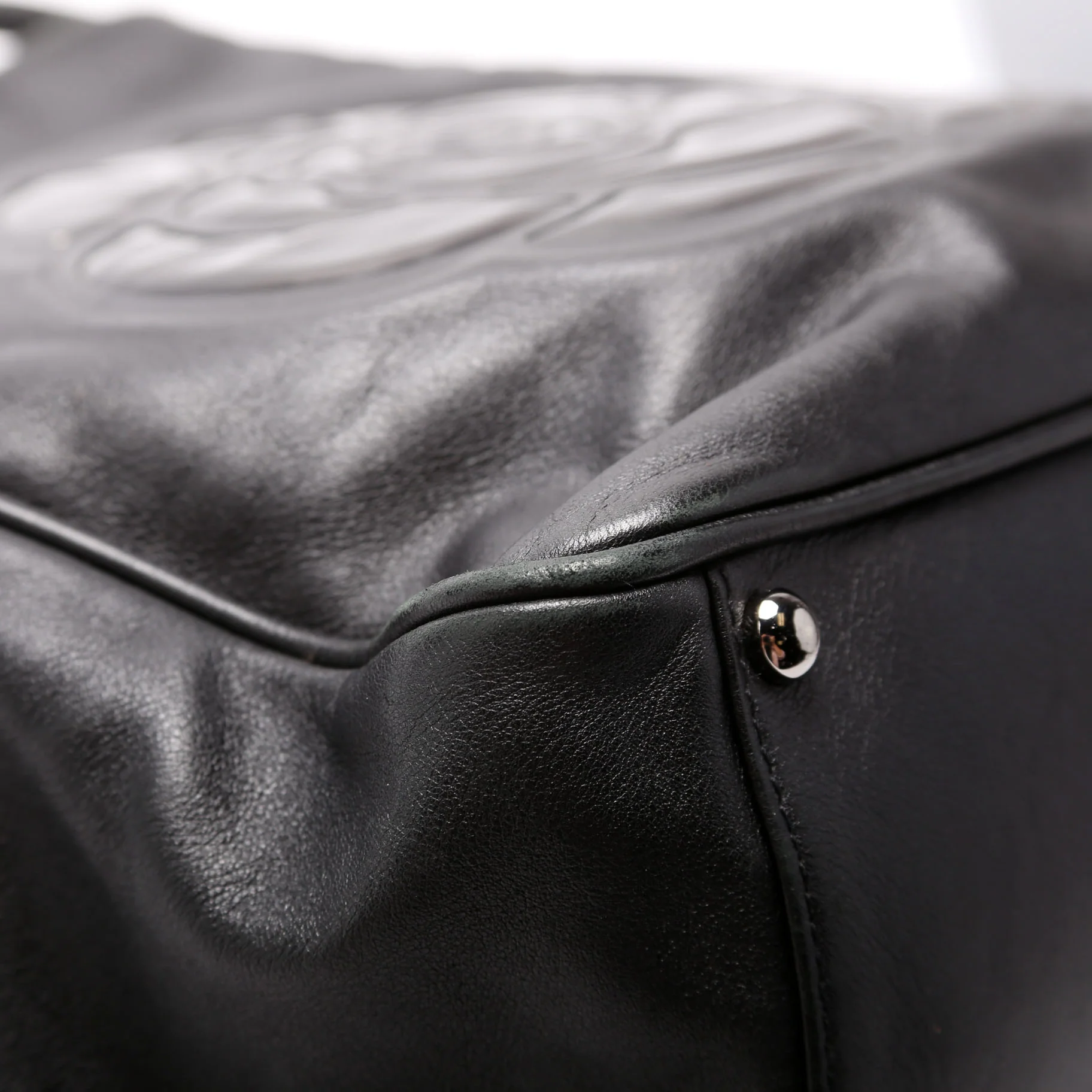 Camellia Lambskin Tote - Image 9