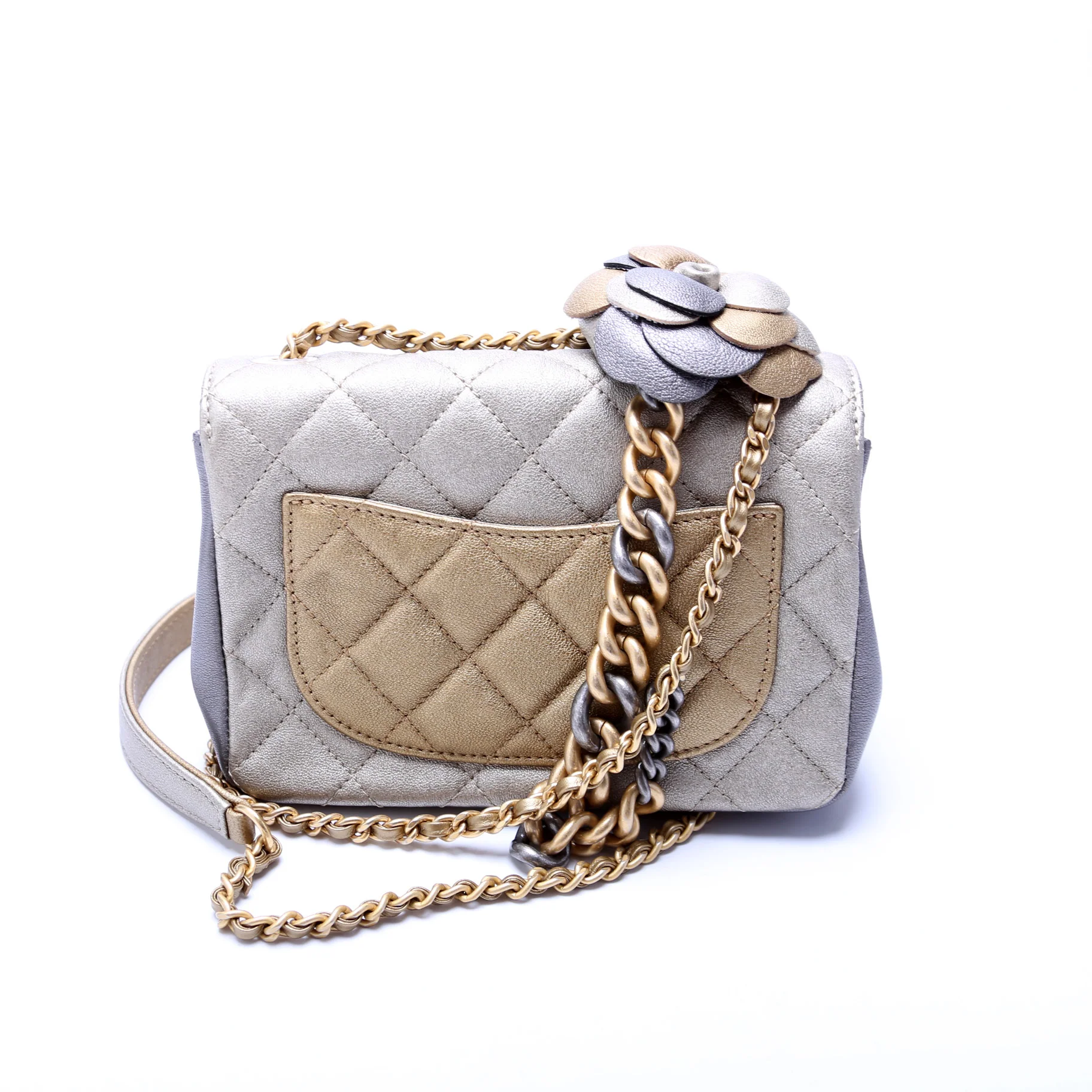 Camellia Mini Flap Bag Quilted Lambskin 23M - Image 3