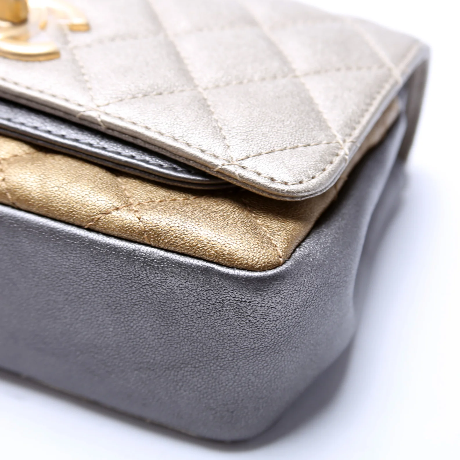 Camellia Mini Flap Bag Quilted Lambskin 23M - Image 6