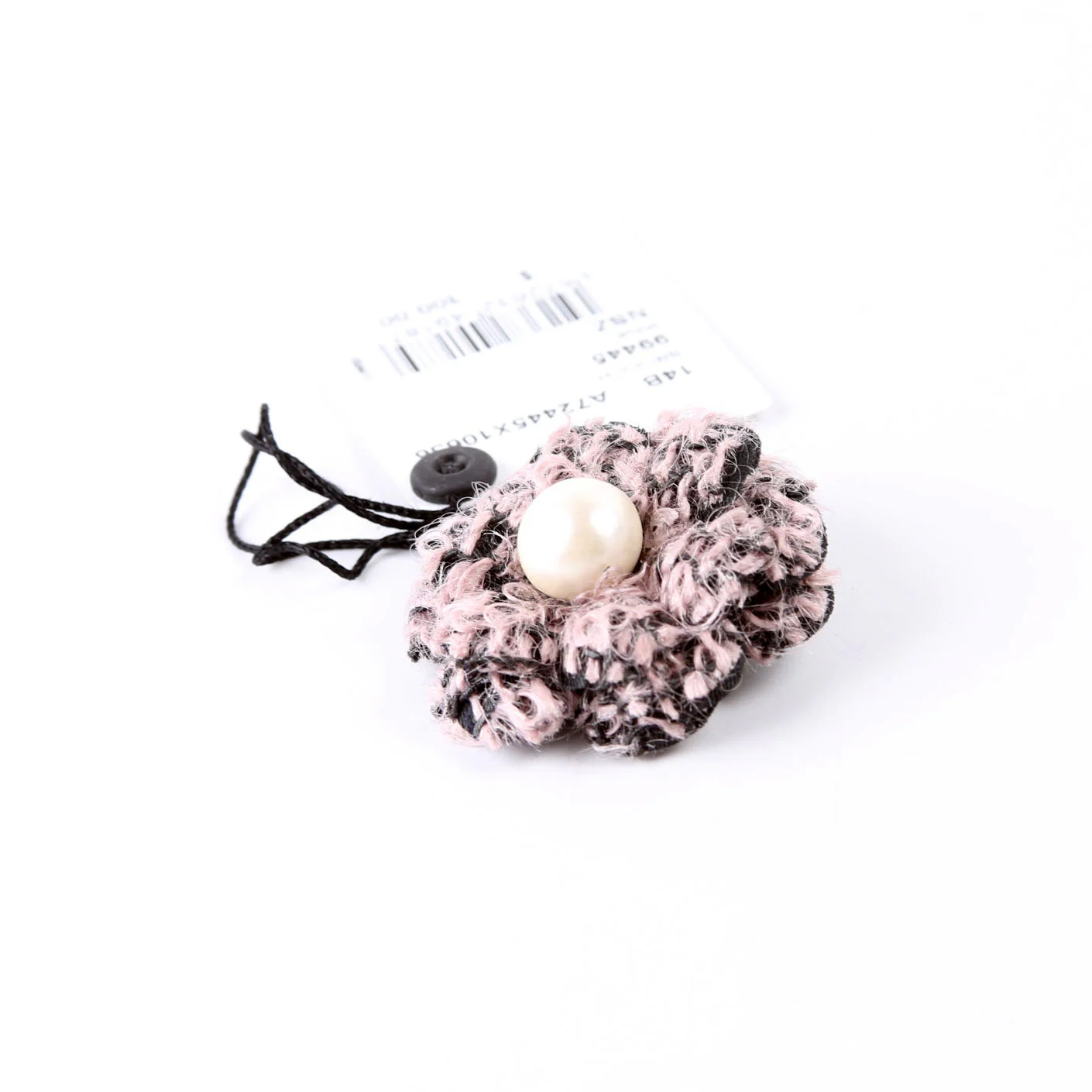 Camellia Pearl Tweed Brooch - Image 2