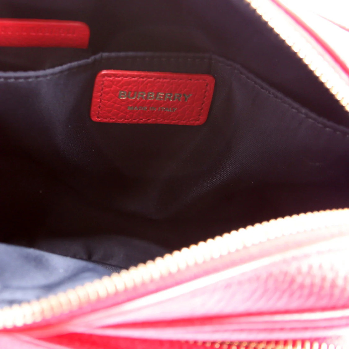 Camera Leather Crossbody Red - Image 8