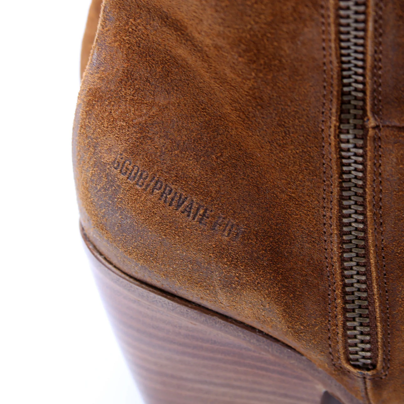 Candy Suede Cowboy Boots Size 39 Brown - Image 4