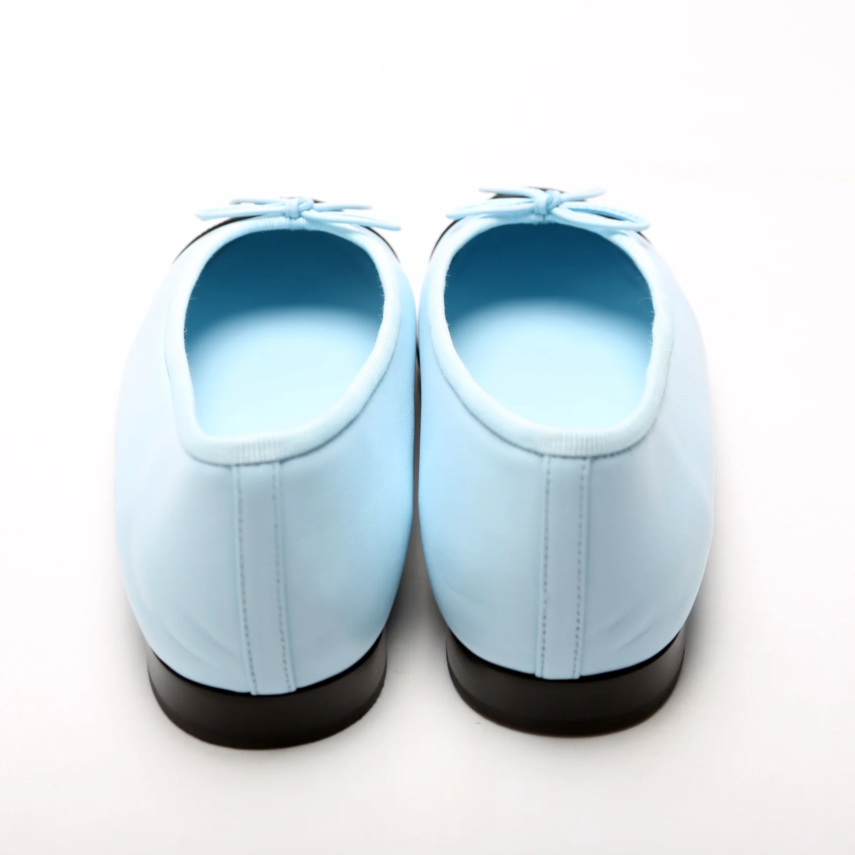 Cap Toe Ballet Flats Size 38 Blue - Image 4