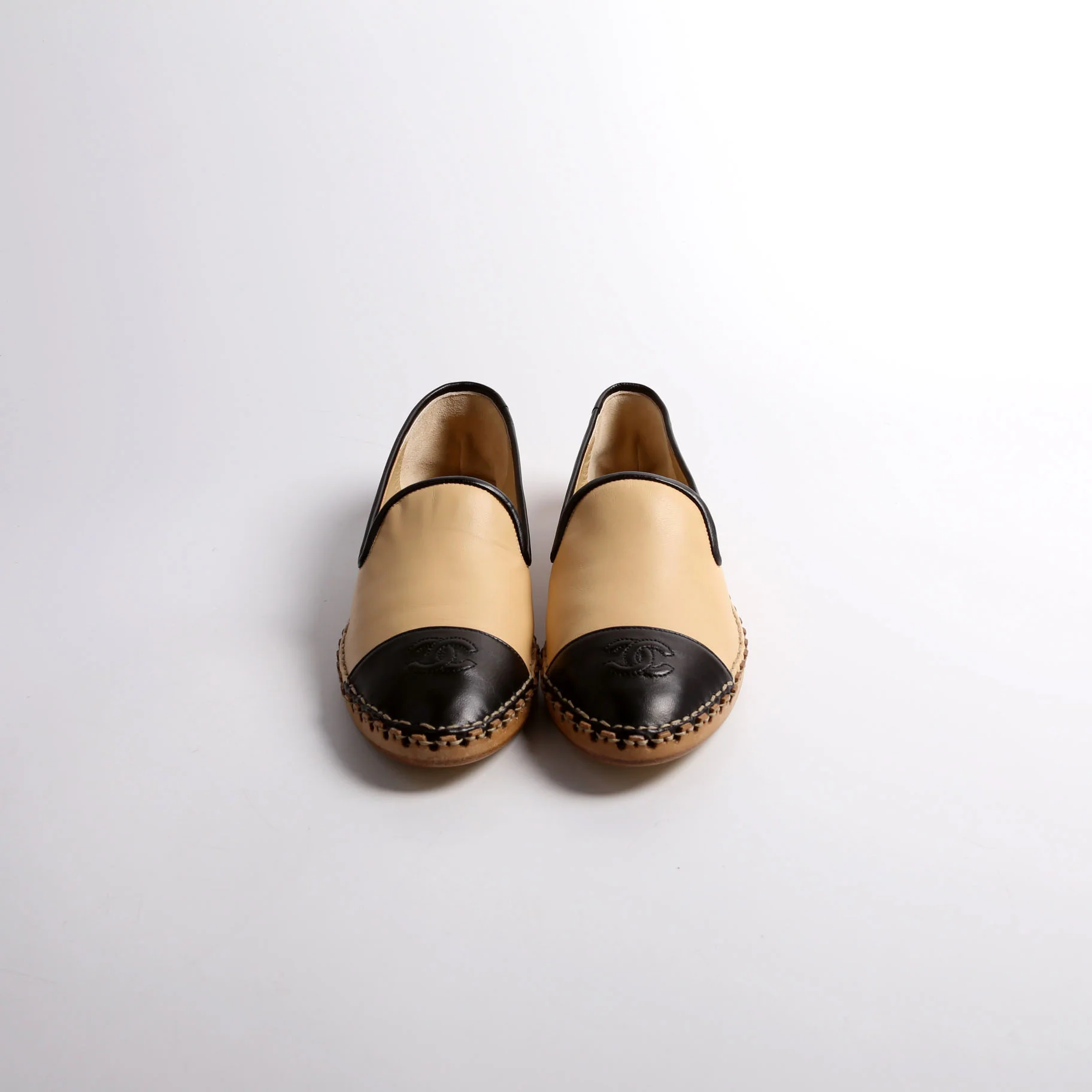 Cap Toe Chain Mocassin Loafers Size 40 - Image 2
