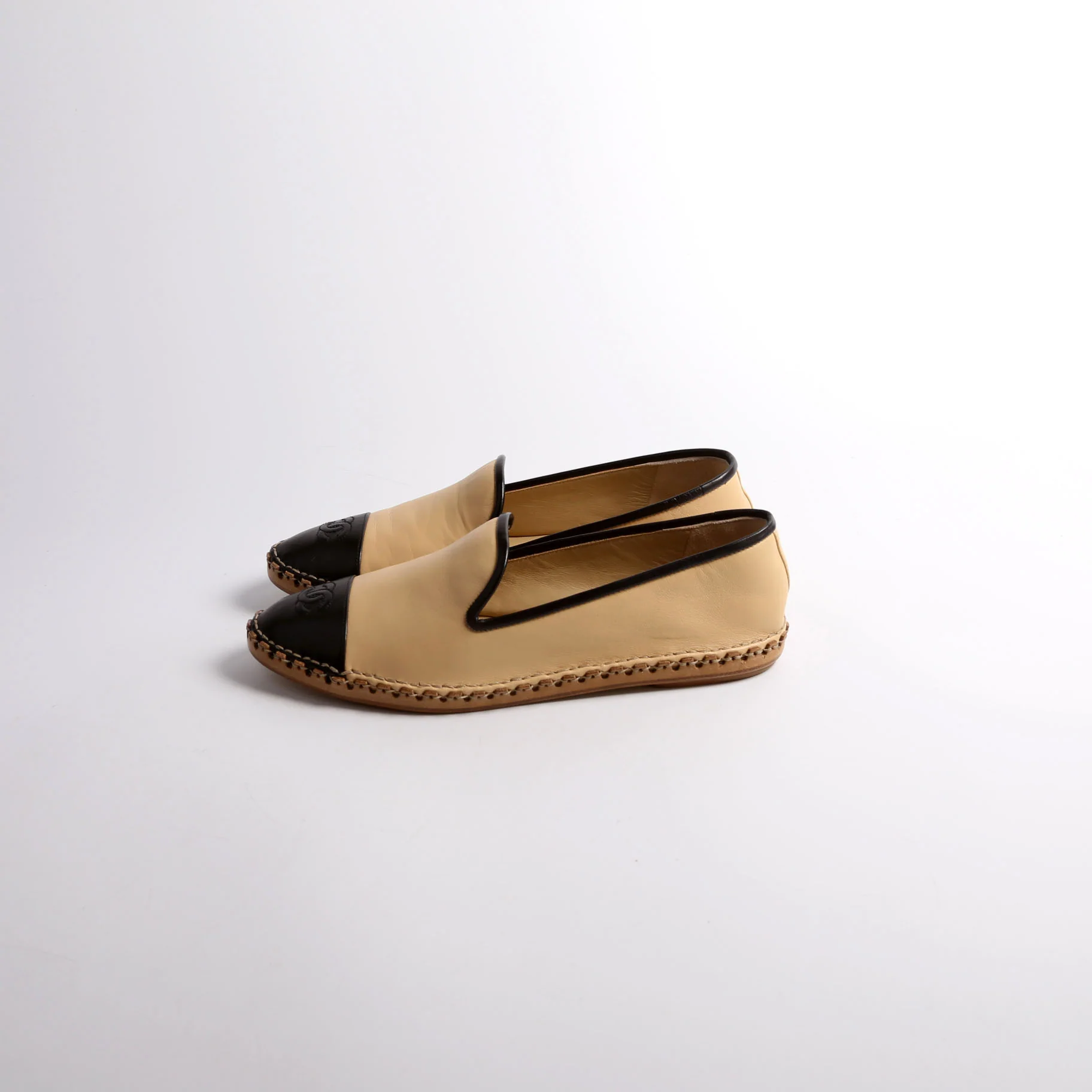 Cap Toe Chain Mocassin Loafers Size 40 - Image 3