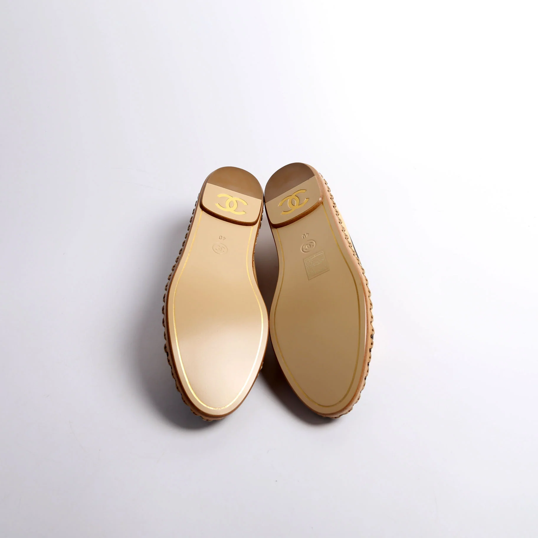 Cap Toe Chain Mocassin Loafers Size 40 - Image 7