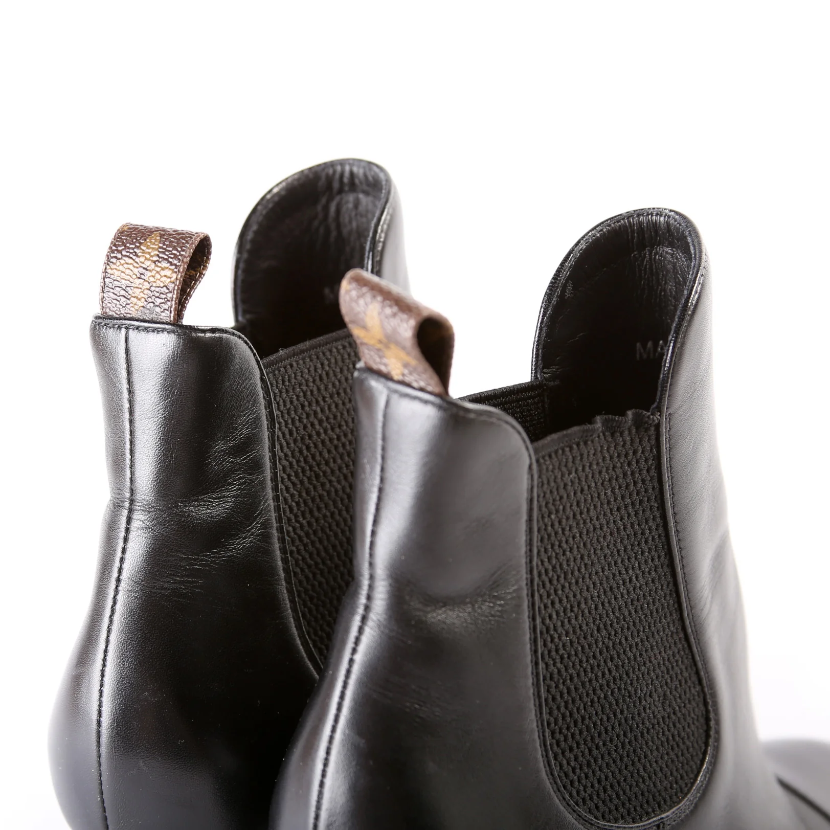 Cap Toe Leather Ankle Booties Size 39 - Image 10