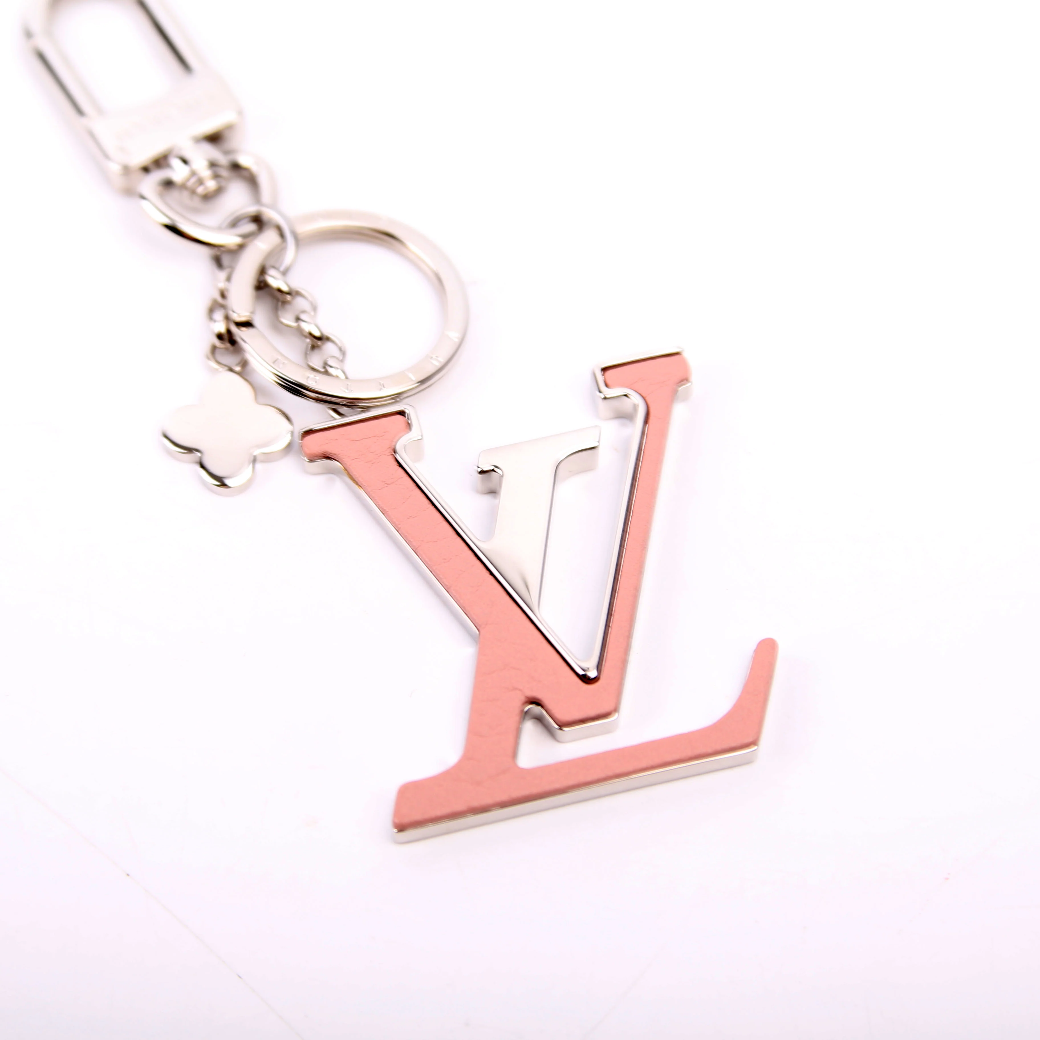Capucines Bag Charm Silver/Pink - Image 3