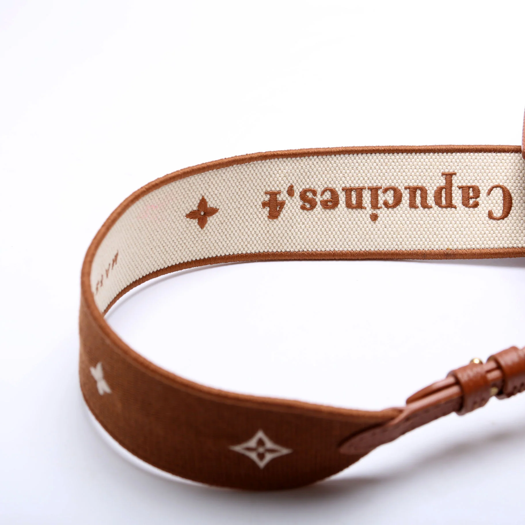 Capucines MM Taurillon Canvas Brown/Beige - Image 7
