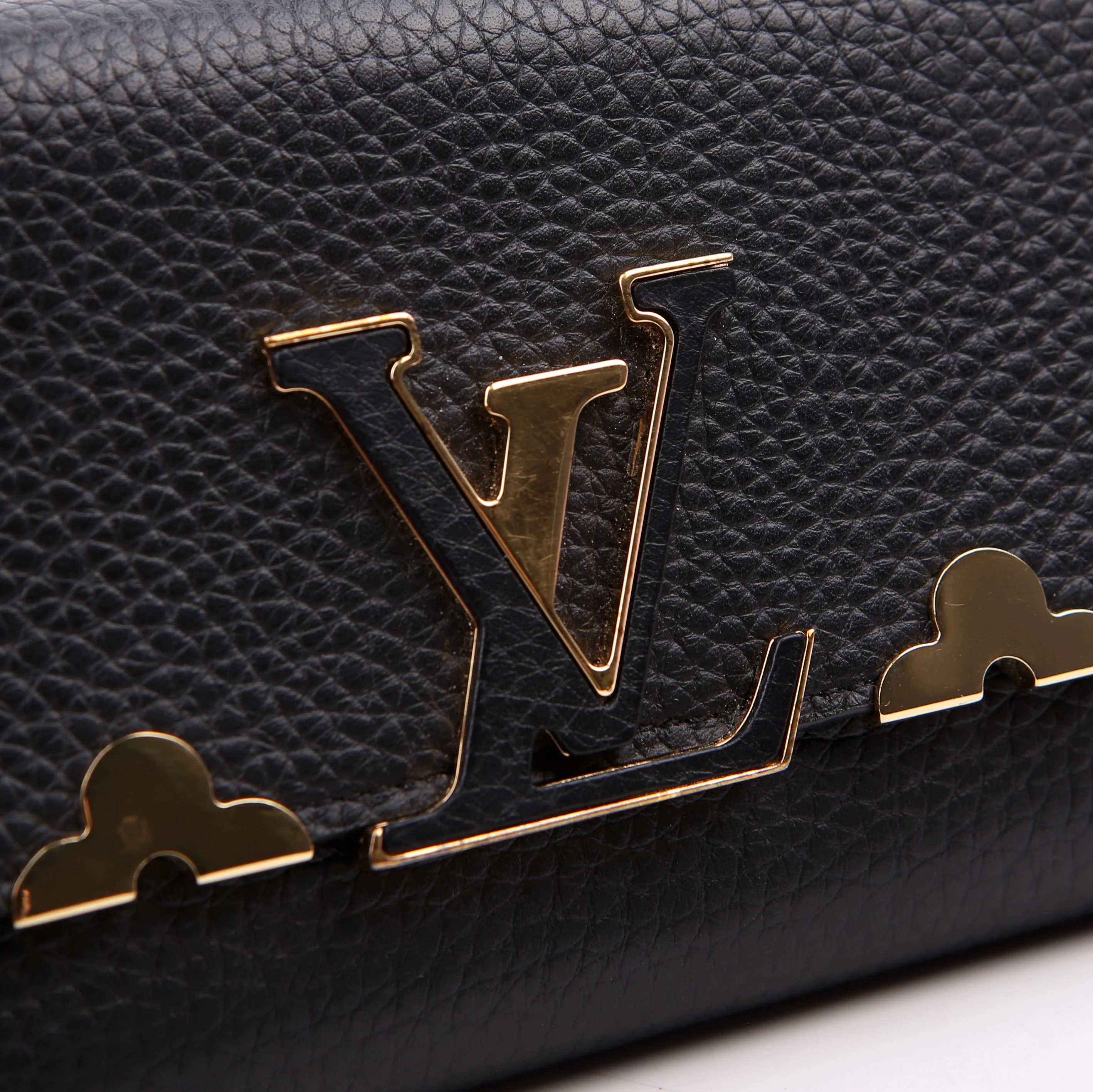 Capucines Wallet Taurillon Flower Black - Image 9