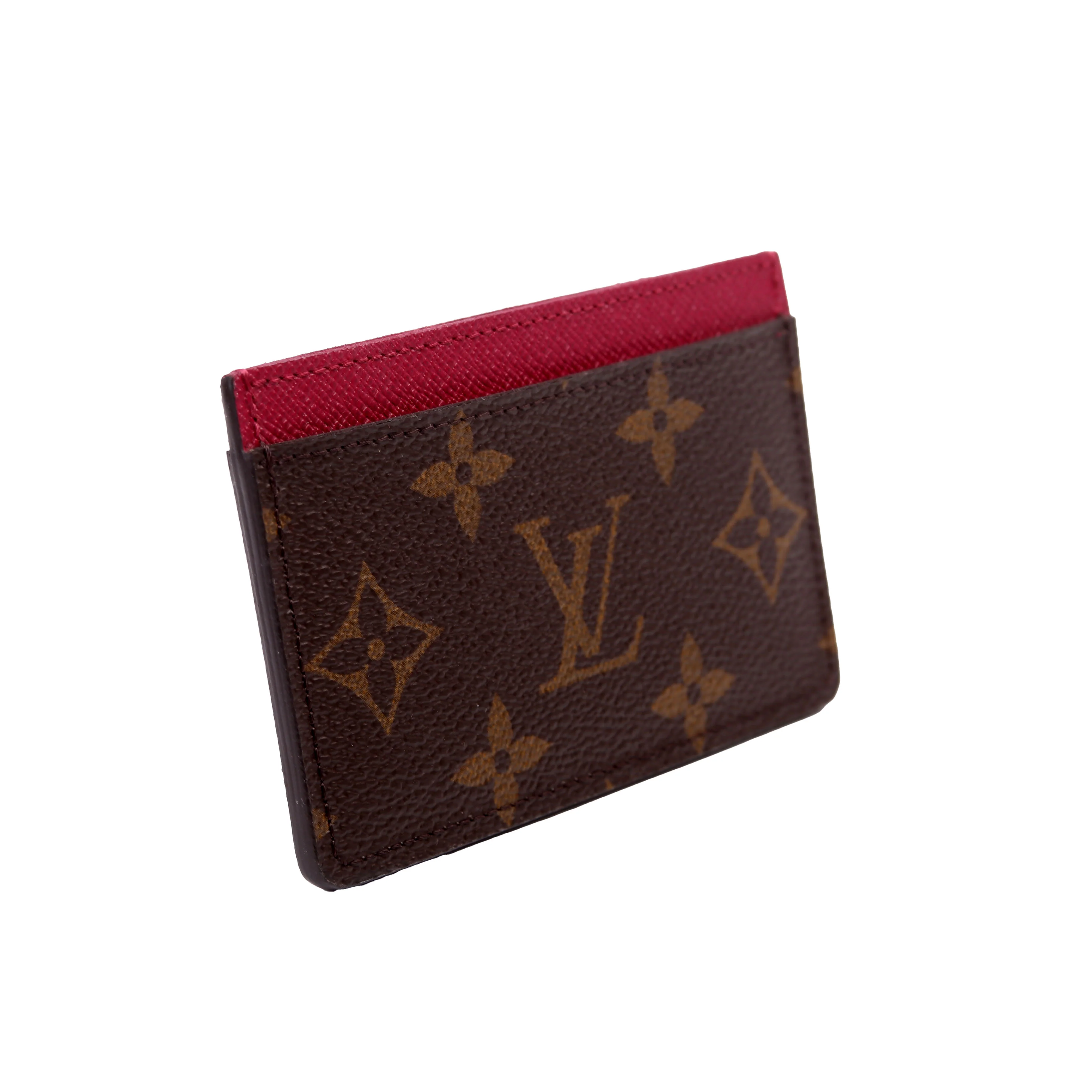Card Holder Monogram Burgundy - Image 2