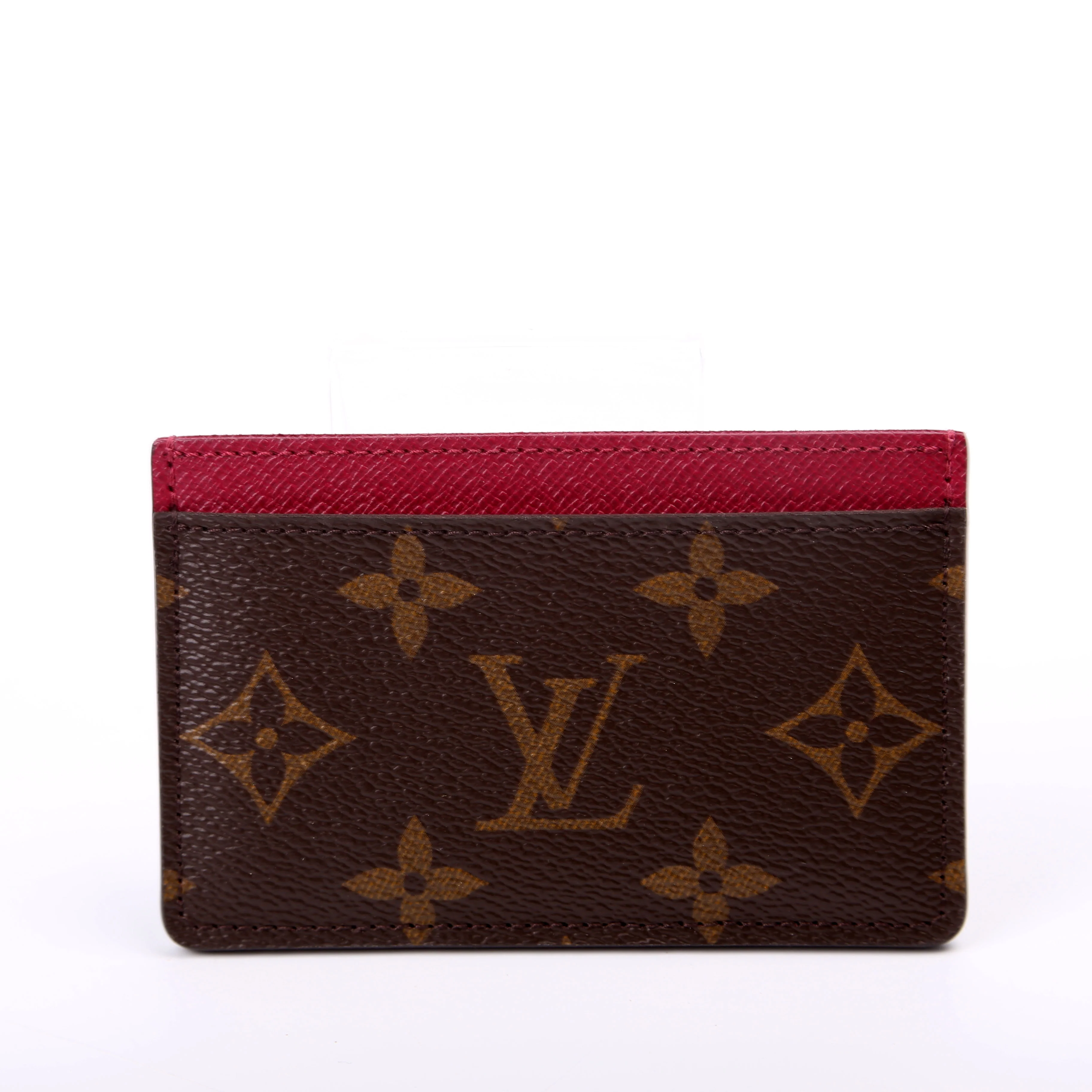 Card Holder Monogram Burgundy - Image 3