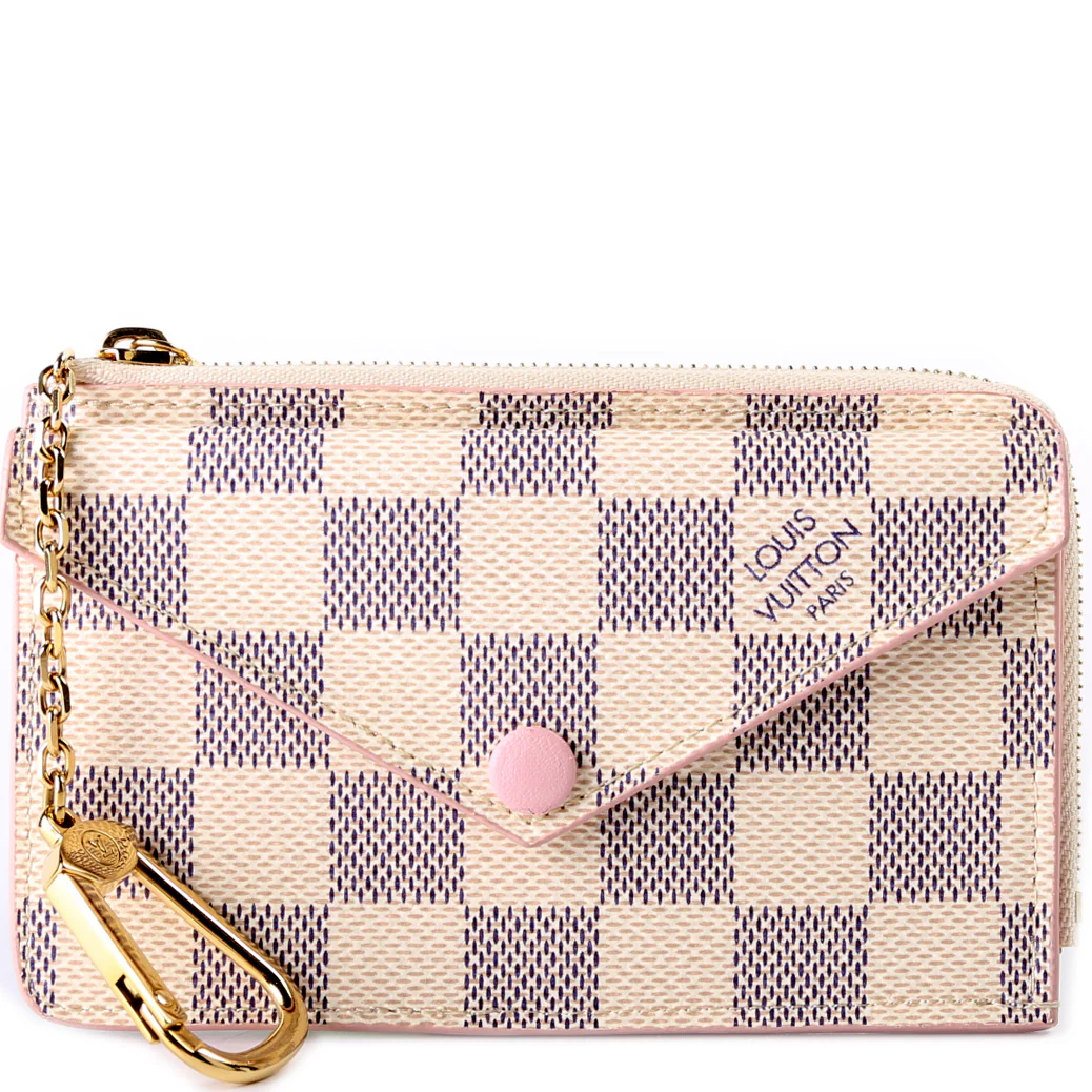 Card Holder Recto Verso Damier Azur