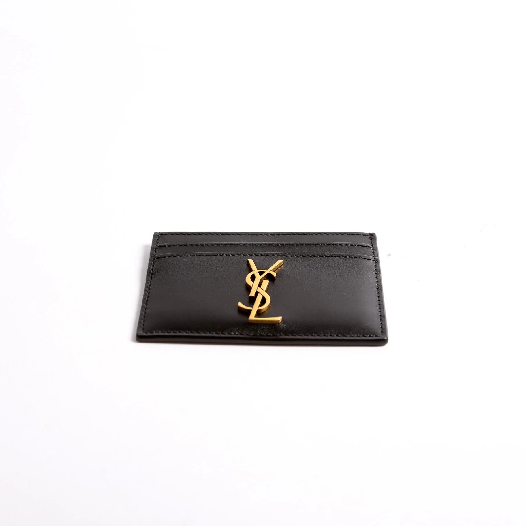 Card Holder Smooth Leather 370778 Black - Image 3