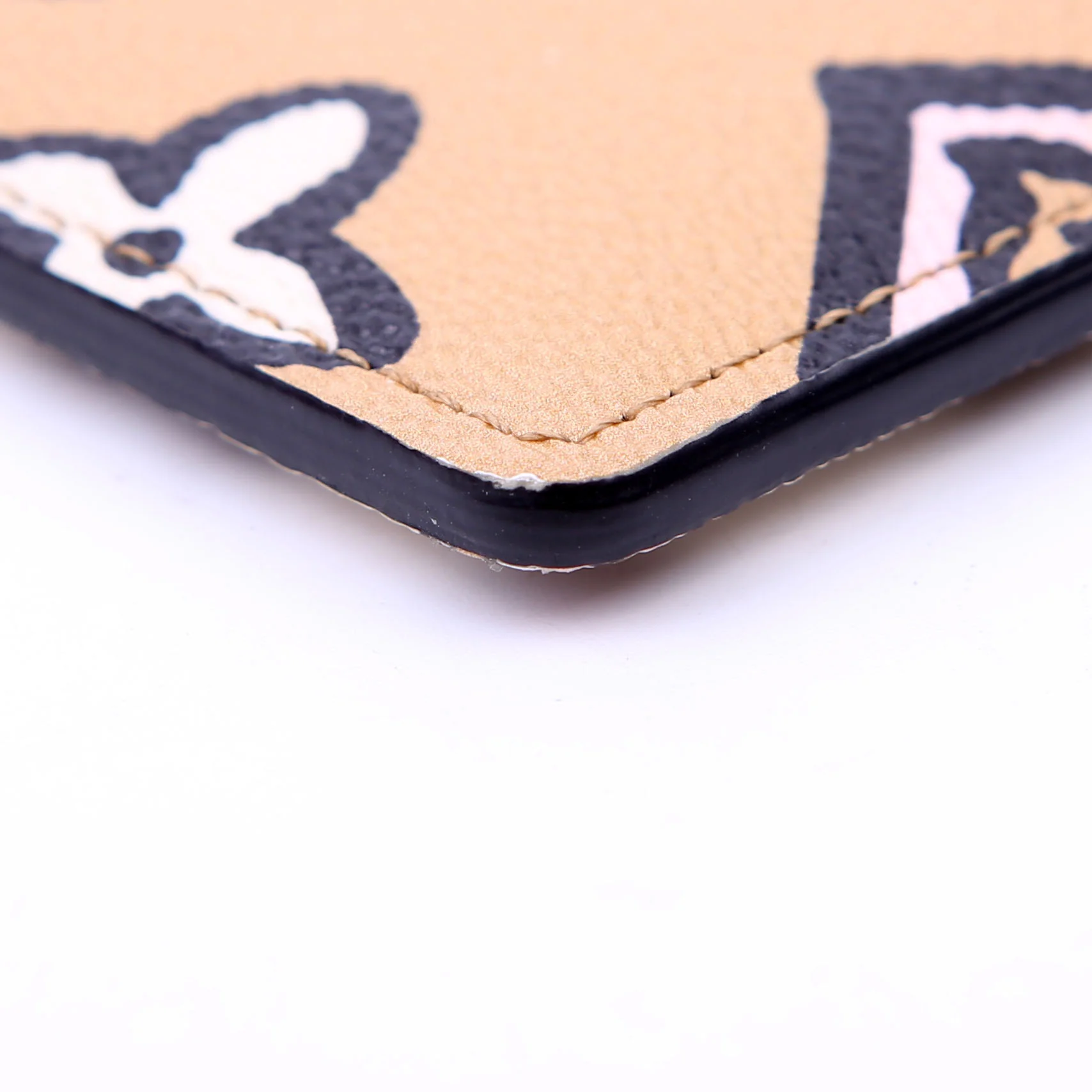 Card Holder Wild At Heart Monogram Tan/Black - Image 6