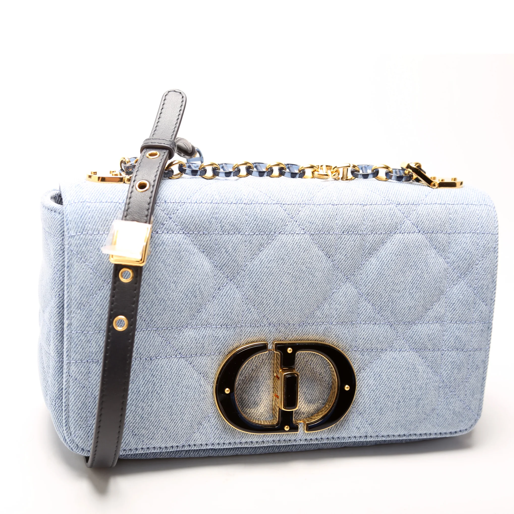 Caro Medium Denim Macrocannage Blue - Image 2