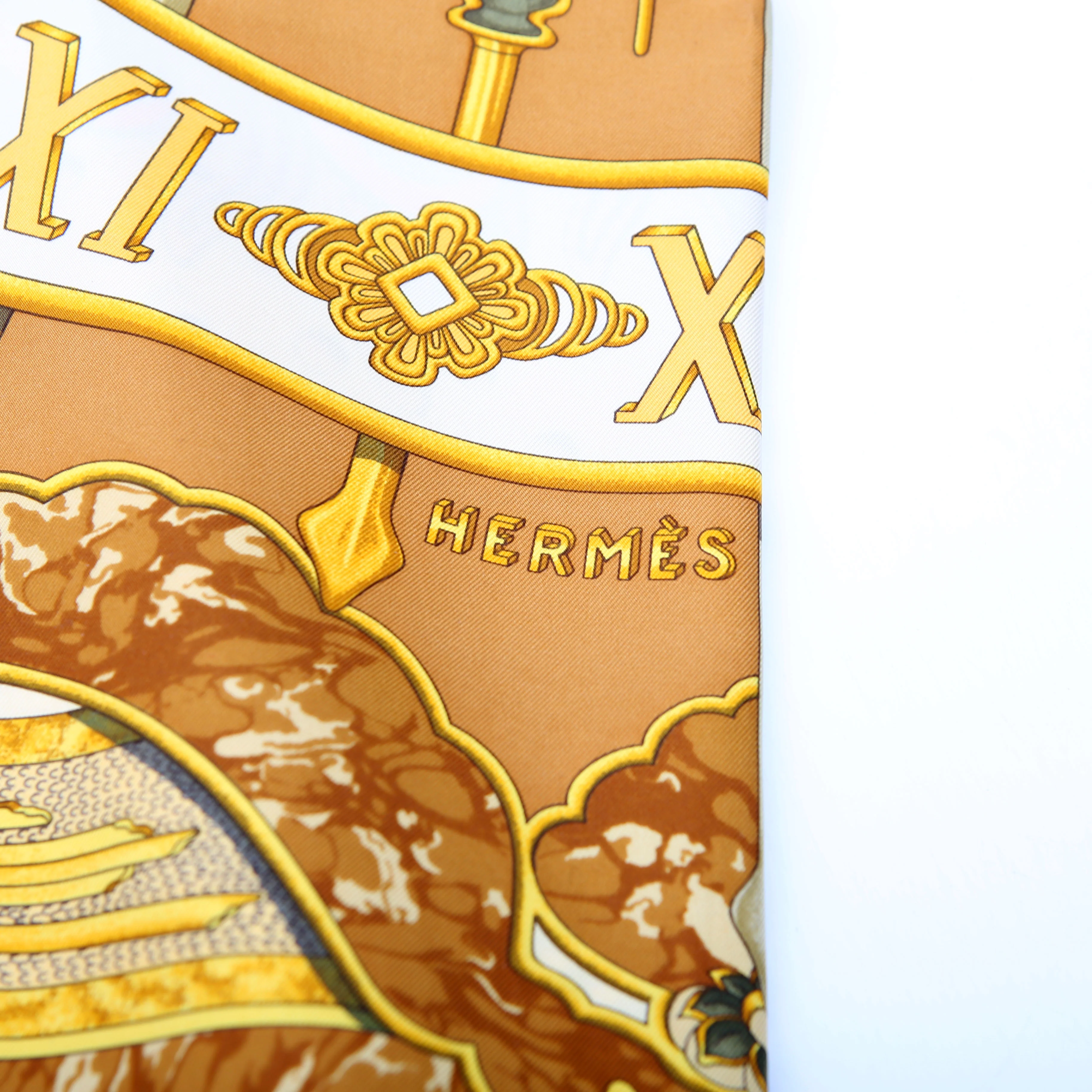 Carpe Diem Silk Scarf Yellow - Image 6