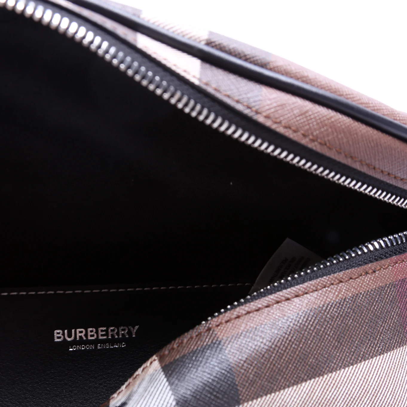 Cason Check E-Canvas Bum Bag - Image 7