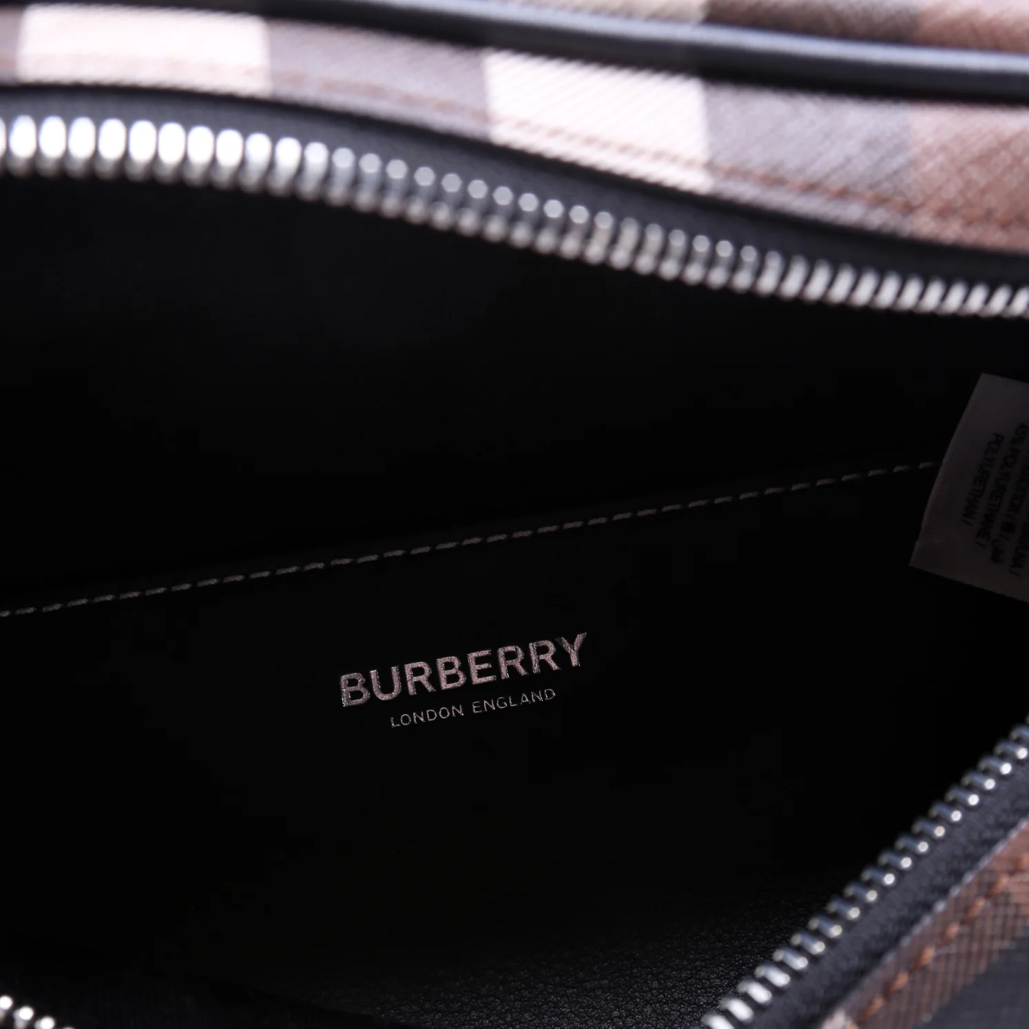 Cason Check E-Canvas Bum Bag - Image 8
