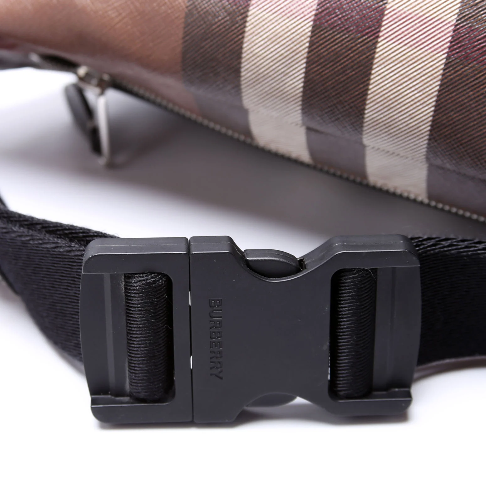 Cason Check E-Canvas Bum Bag - Image 6