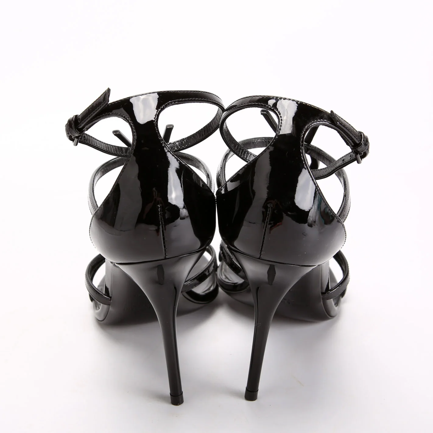 Cassandra Monogram Sandals 100 Size 38 Black - Image 4