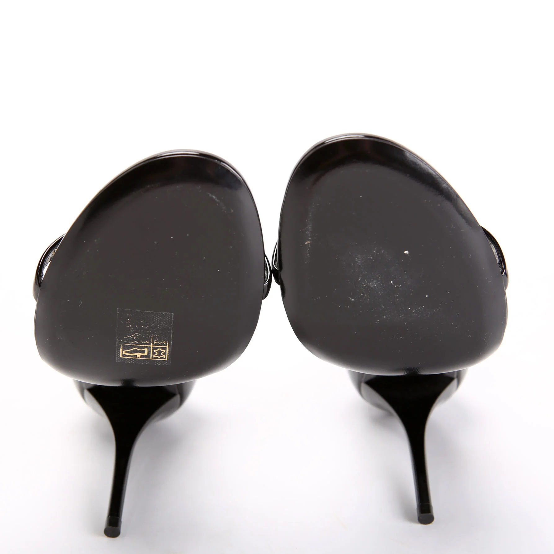 Cassandra Monogram Sandals 100 Size 38 Black - Image 7
