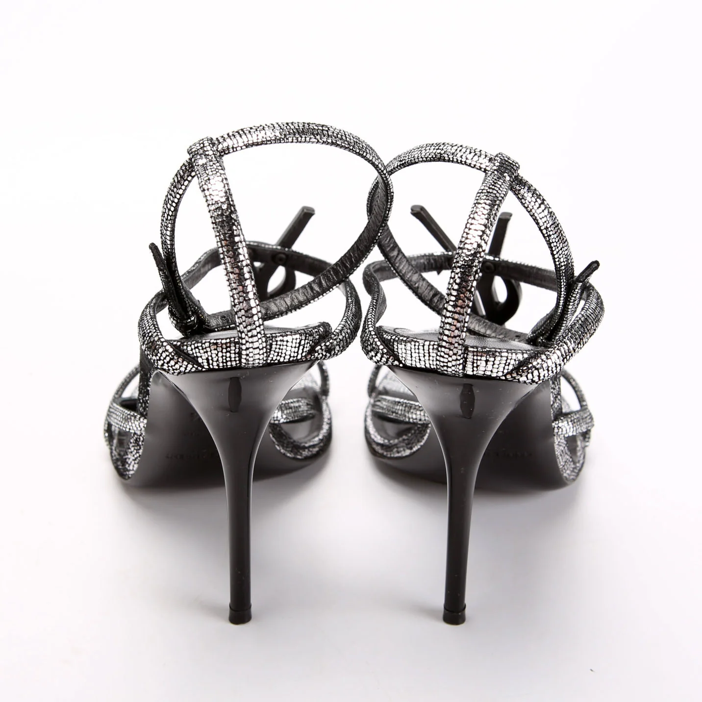 Cassandra Sandal Heels Size 38.5 Silver - Image 4